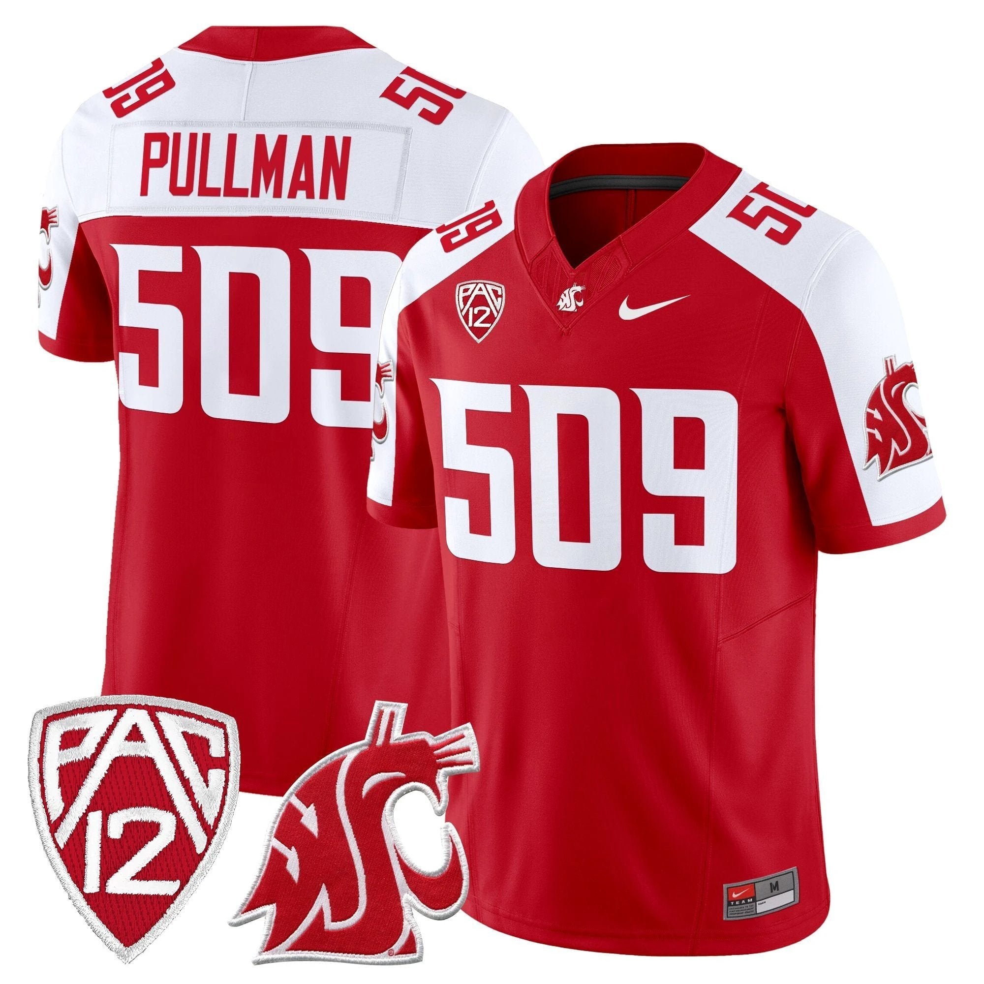 Washington State Cougars 2025 Vapor Limited Jersey - All Stitched by Washington State Cougars