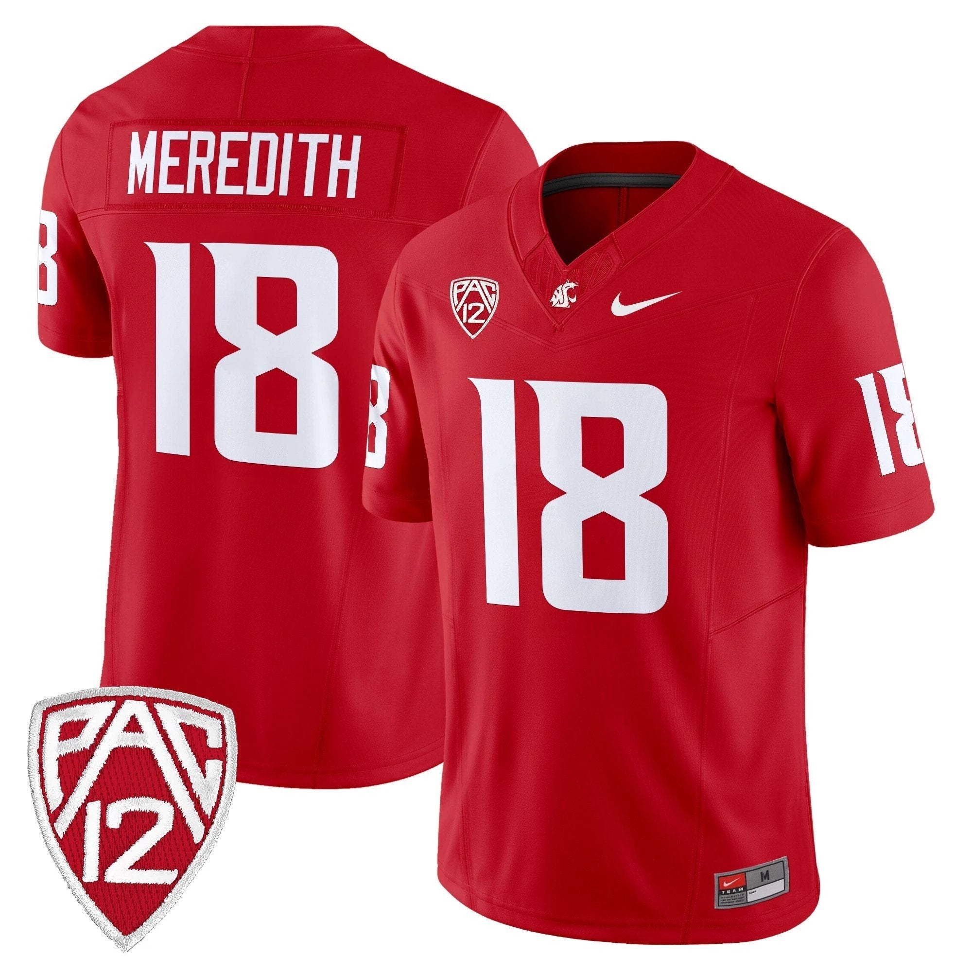 Washington State Cougars 2025 Vapor Limited Jersey - All Stitched by Washington State Cougars