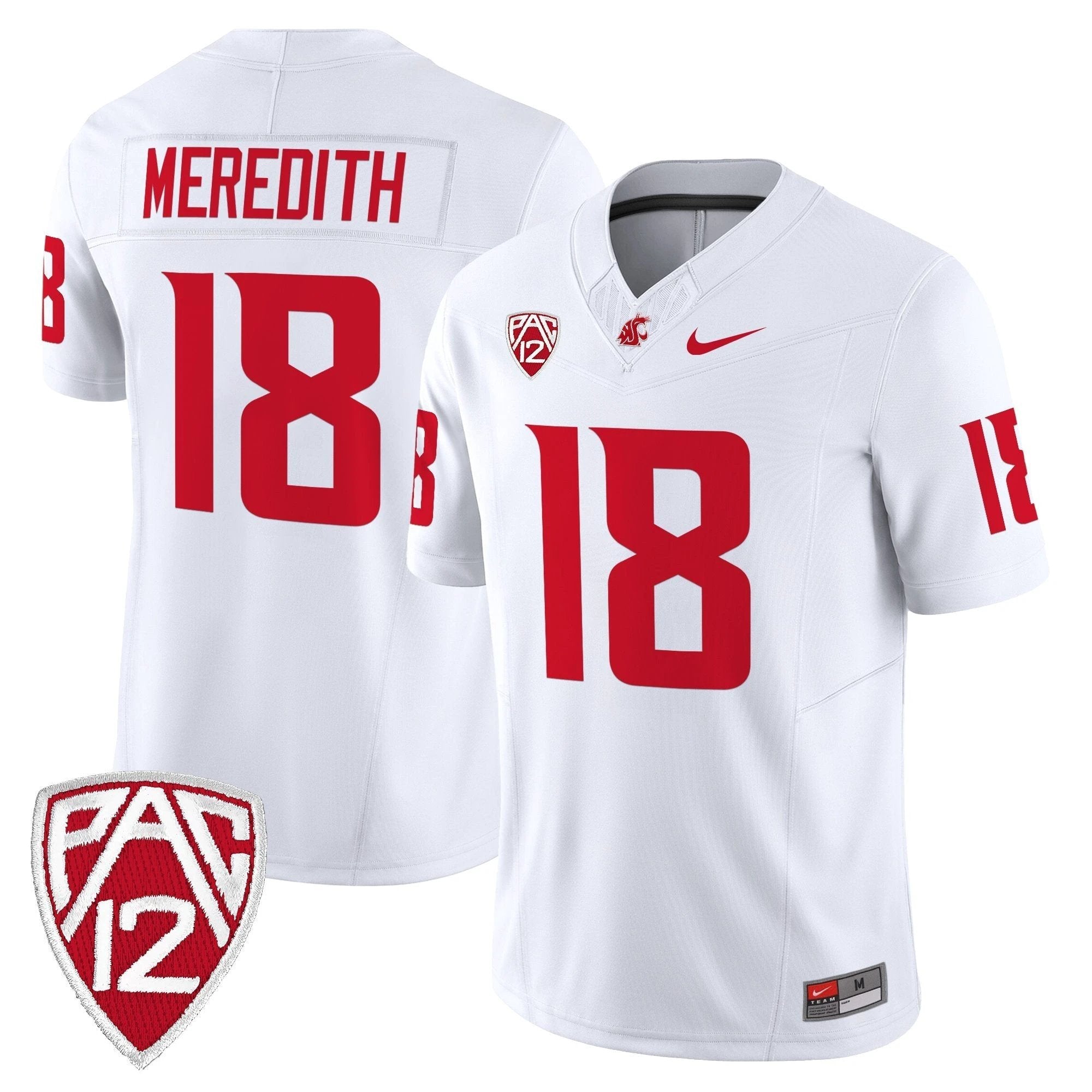 Washington State Cougars 2025 Vapor Limited Jersey - All Stitched by Washington State Cougars