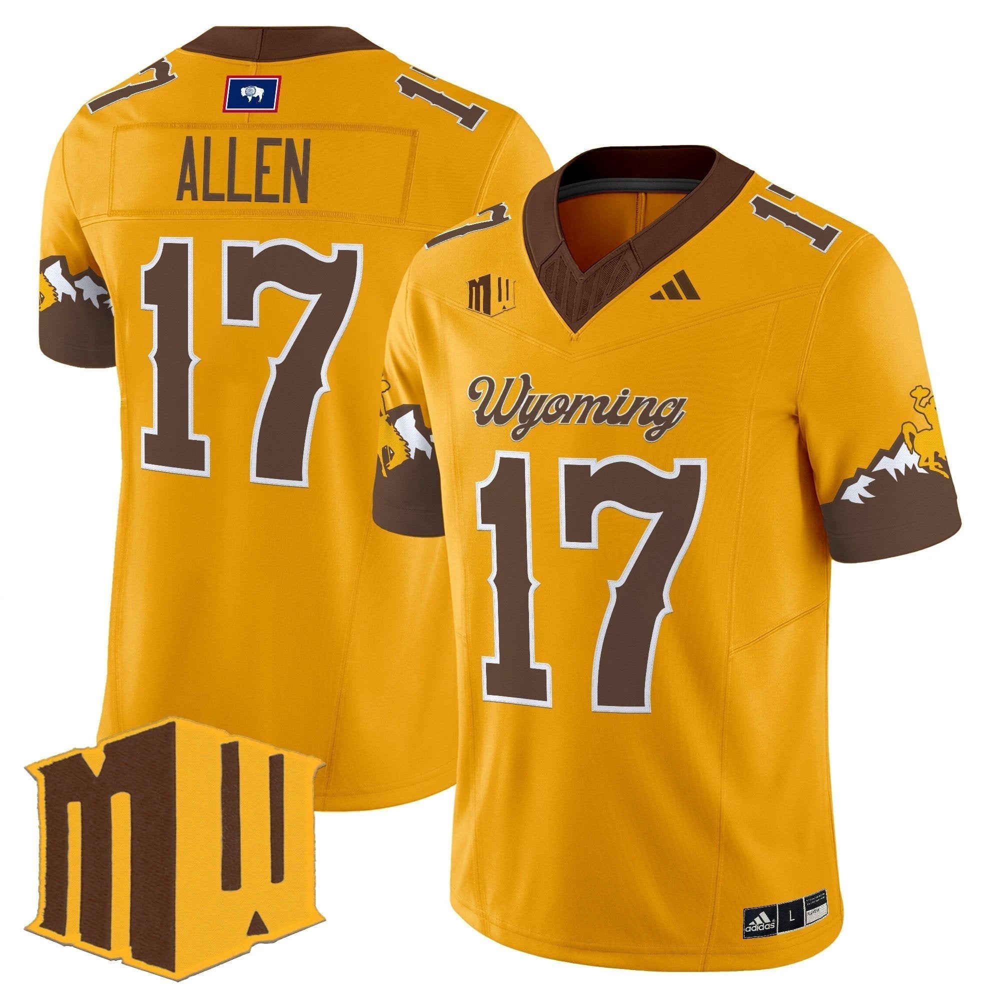 Wyoming Cowboys 2025 Vapor Limited Jersey - All Stitched by Wyoming Cowboys