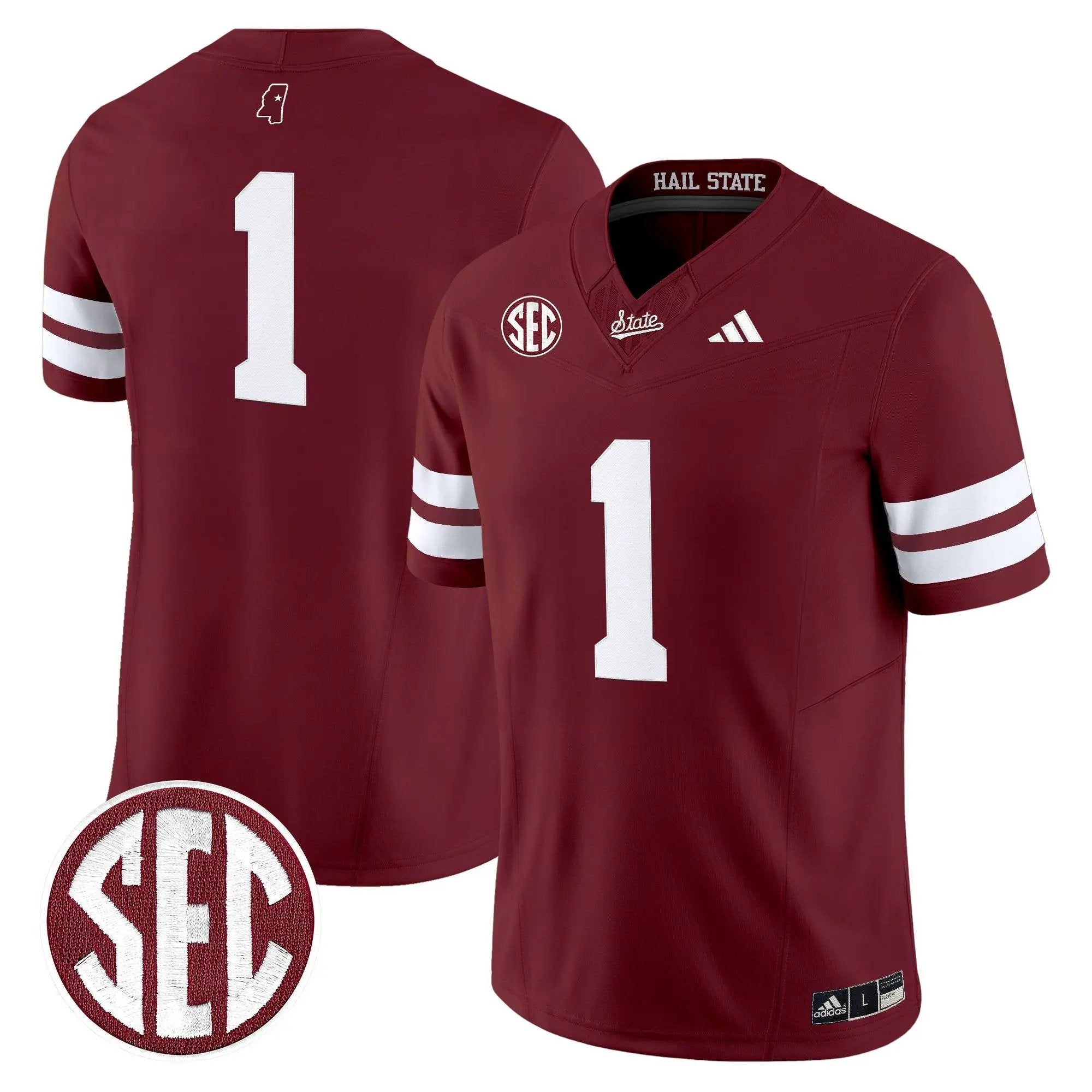 MSB 'Dark Mode' Vapor Limited Jersey by Mississippi State Bulldogs