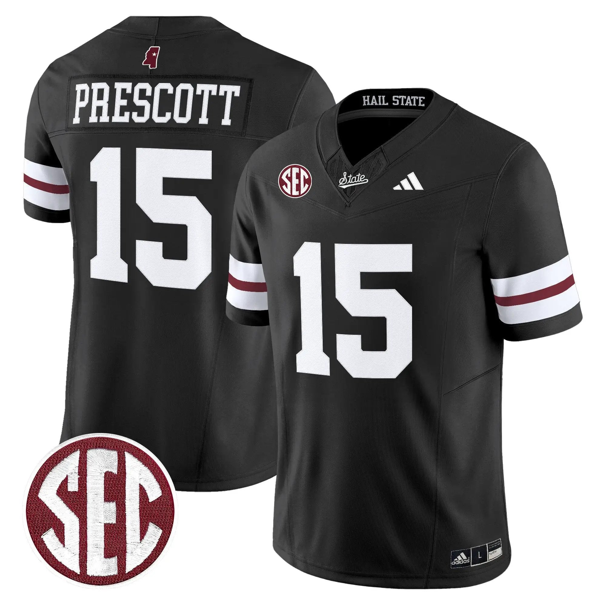 MSB 'Dark Mode' Vapor Limited Jersey by Mississippi State Bulldogs