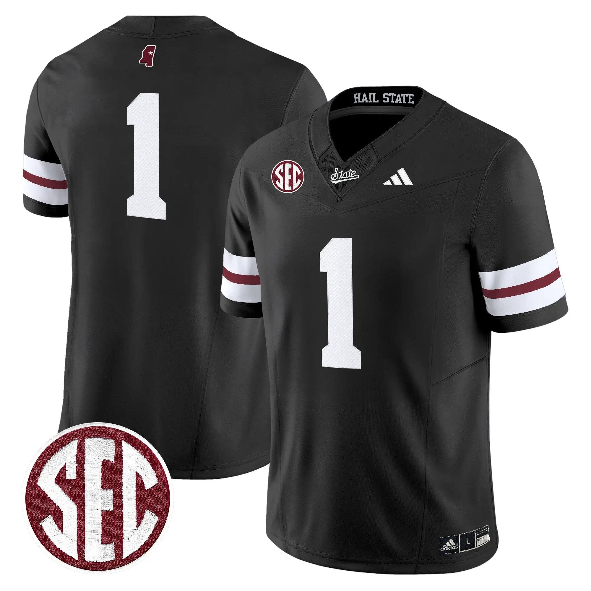 MSB 'Dark Mode' Vapor Limited Jersey by Mississippi State Bulldogs