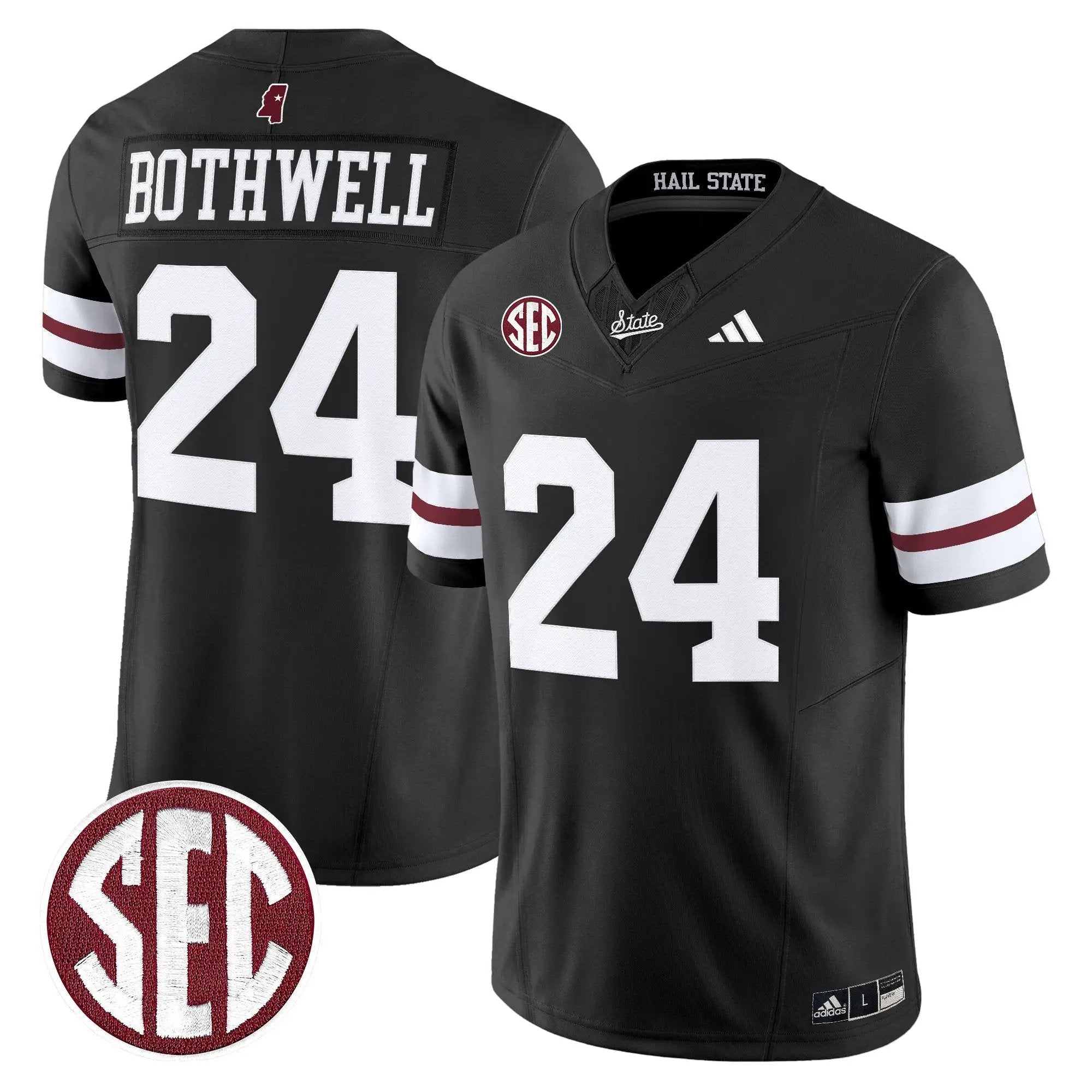 MSB 'Dark Mode' Vapor Limited Jersey by Mississippi State Bulldogs