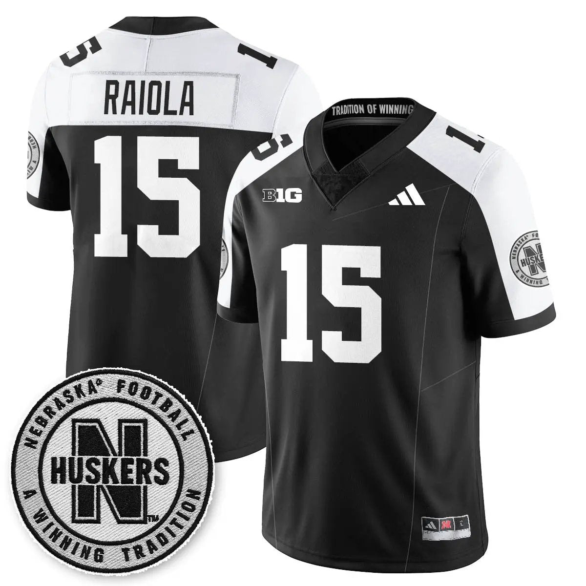 Nebraska Football 2025 "Blackout" Jersey by Nebraska Cornhuskers