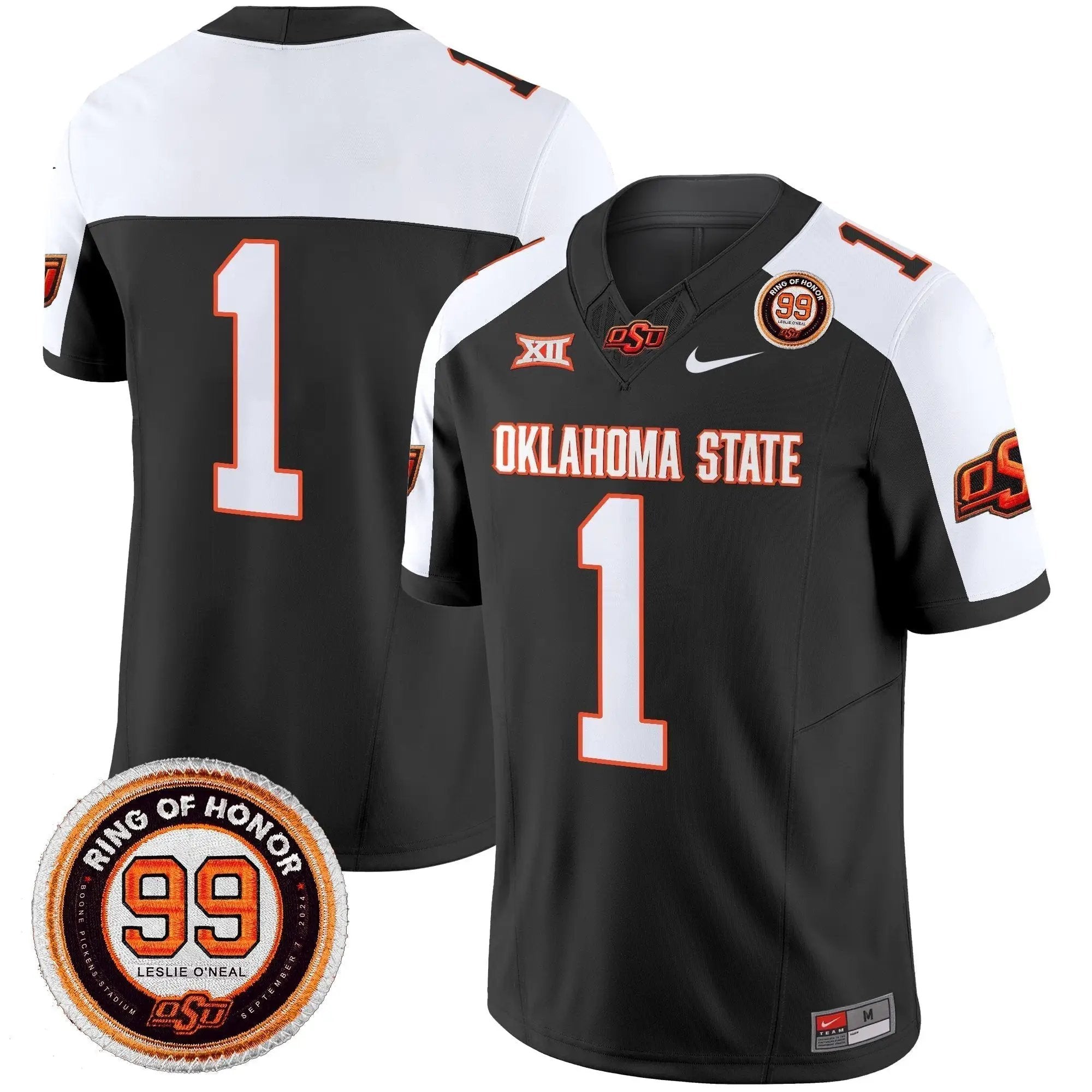 OSD 2025 Vapor Limited Jersey - Leslie O'neal Patch by Oklahoma State Cowboys