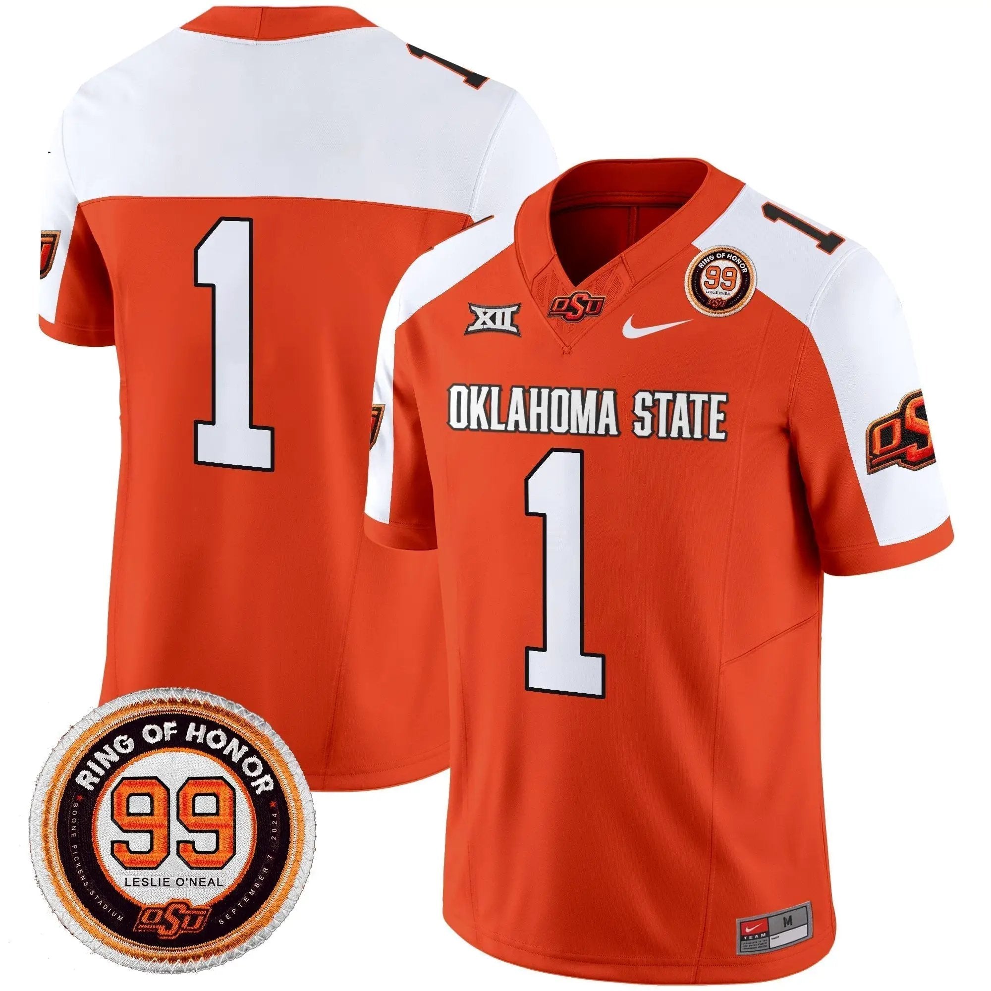 OSD 2025 Vapor Limited Jersey - Leslie O'neal Patch by Oklahoma State Cowboys
