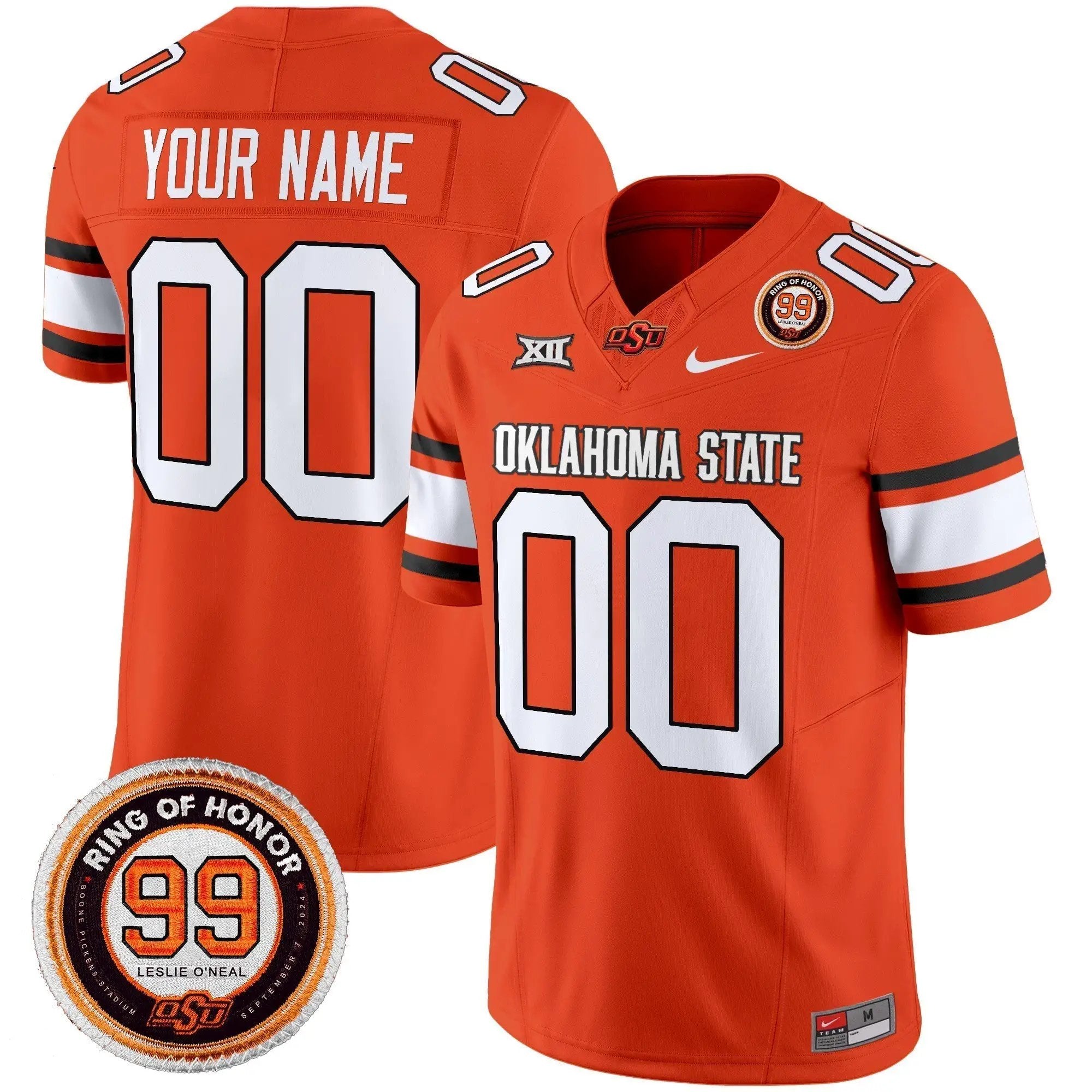 OSD 2025 Vapor Limited Custom Jersey - Leslie O'neal Patch by Oklahoma State Cowboys