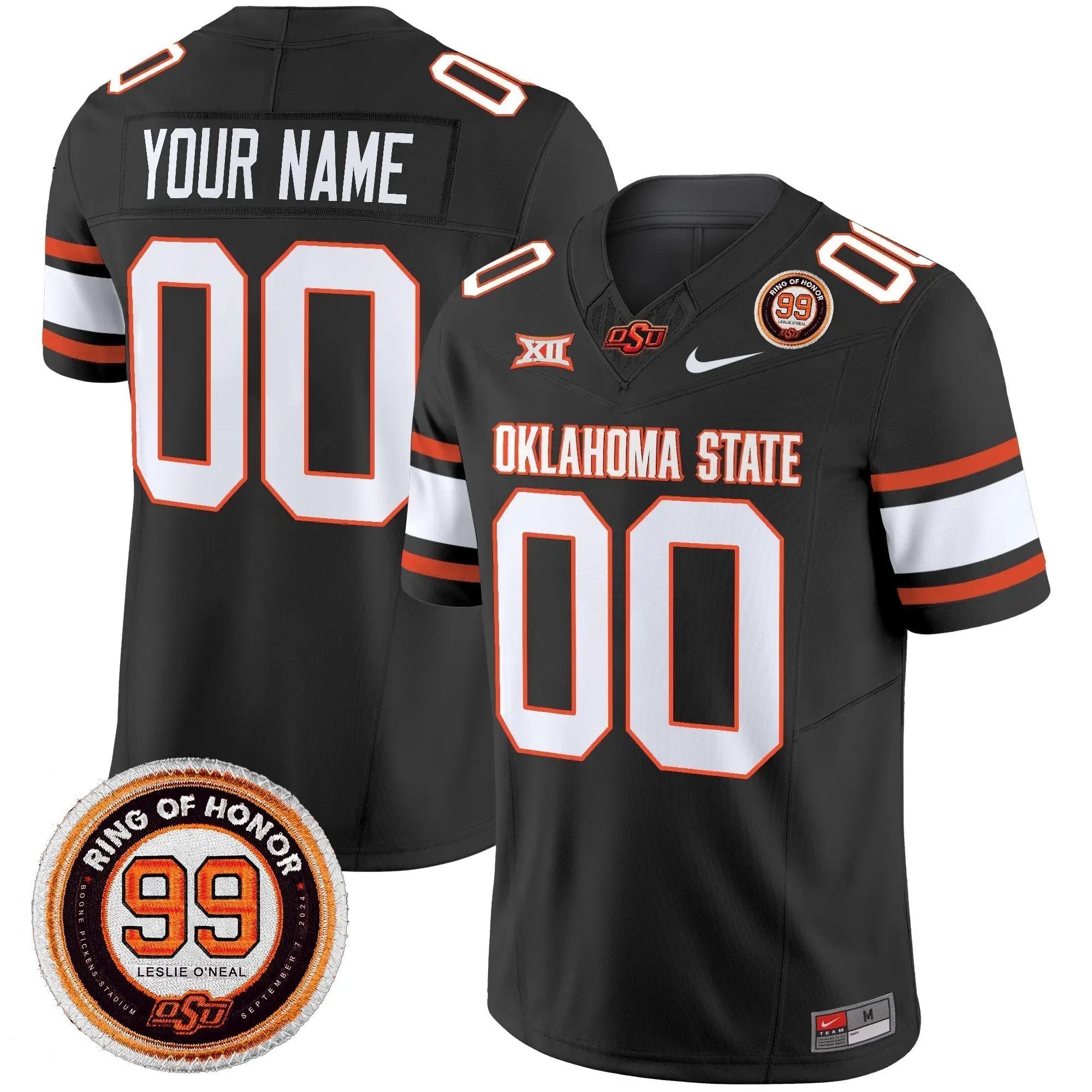 OSD 2025 Vapor Limited Custom Jersey - Leslie O'neal Patch by Oklahoma State Cowboys