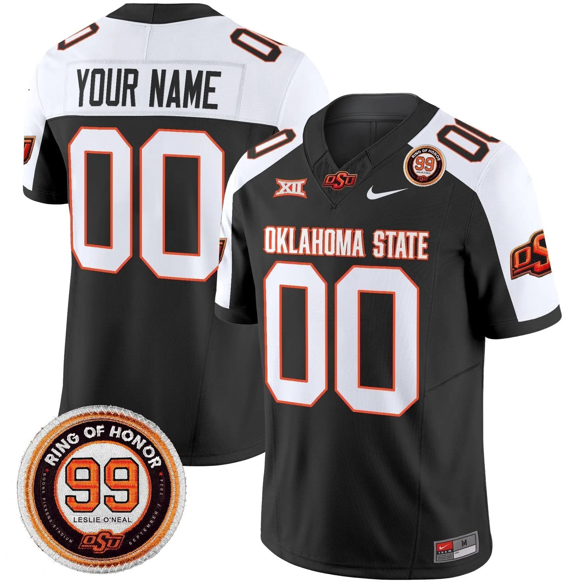 OSD 2025 Vapor Limited Custom Jersey - Leslie O'neal Patch by Oklahoma State Cowboys