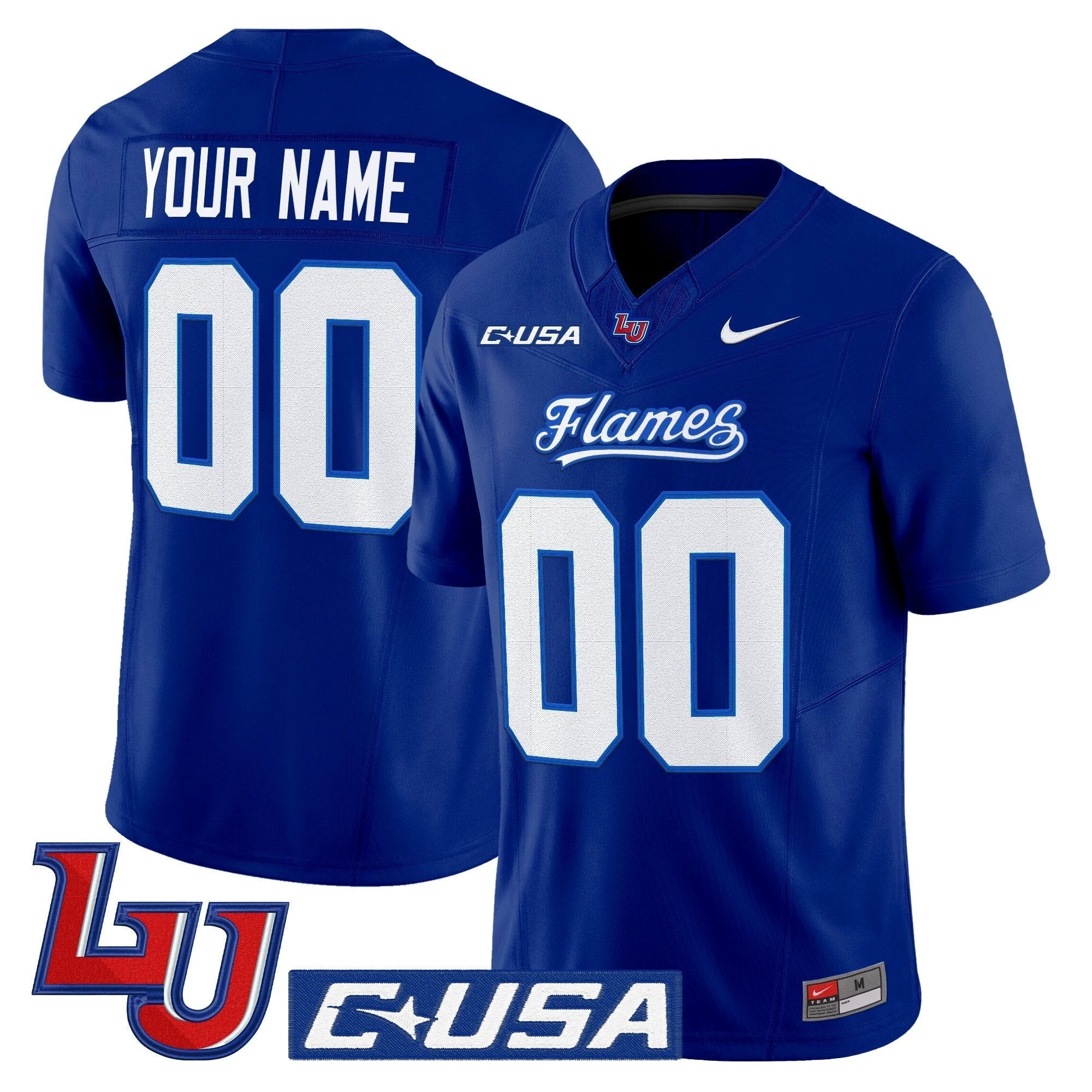 Liberty Flames 2025 Vapor Limited Custom Jersey - All Stitched by Liberty Flames