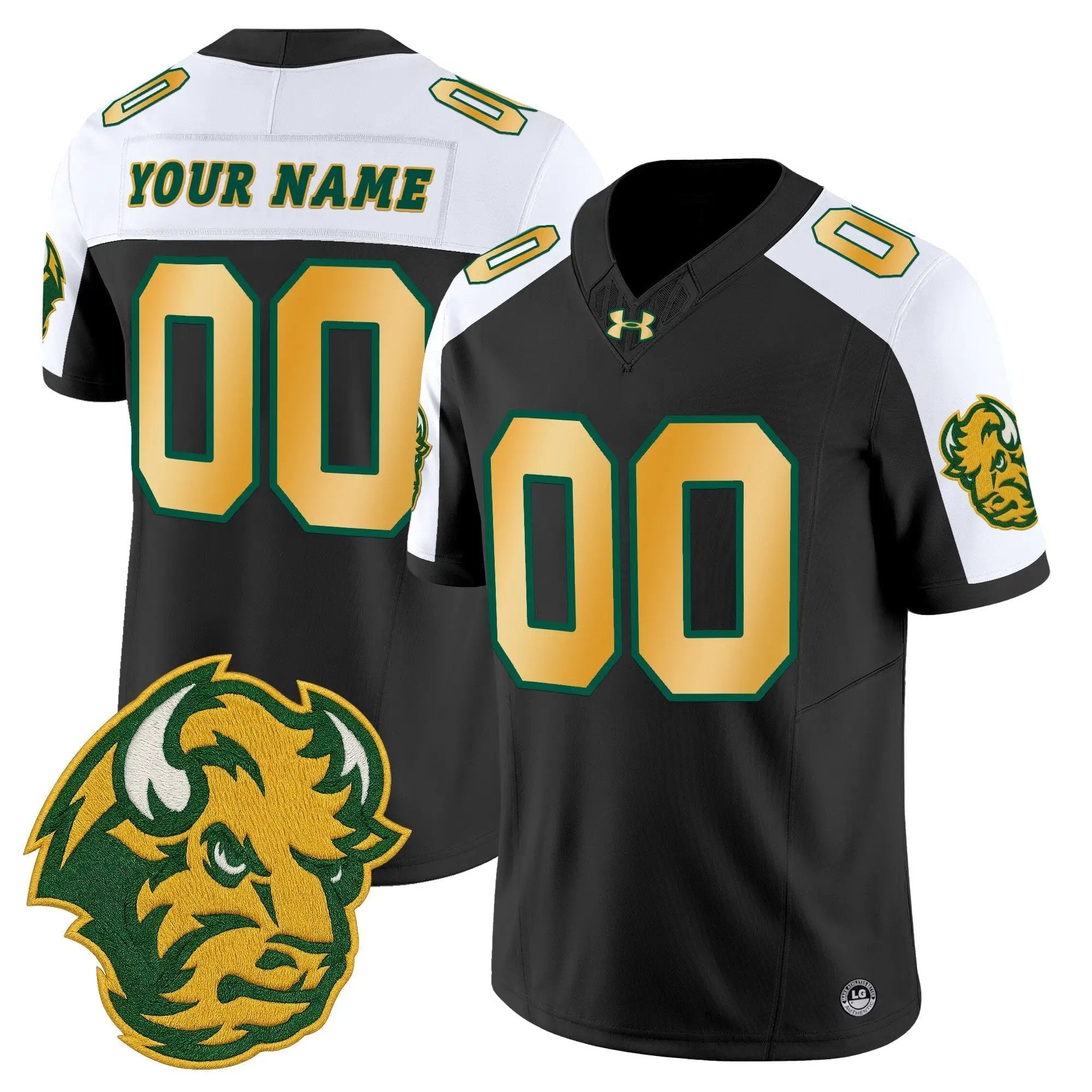 North Dakota State Bison Vapor Limited Custom Jersey by North Dakota State Bison