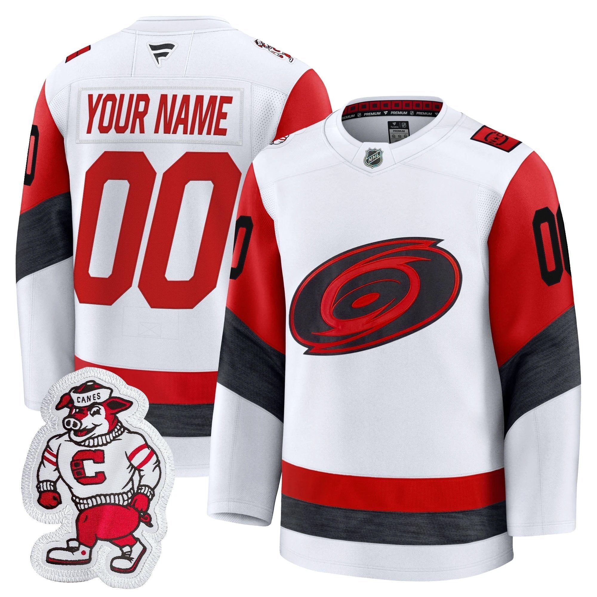 Carolina Hurricanes 2025 - 26 Premium Custom Jersey - All Stitched by Carolina Hurricanes