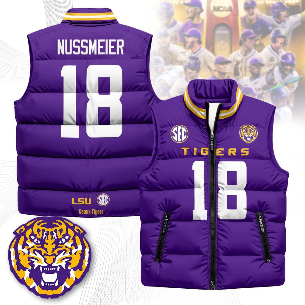 LSU Tigers Unisex Puffer Vest by LSU Tigers
