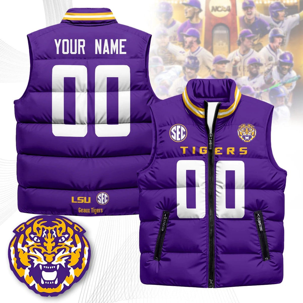 LSU Tigers Unisex Puffer Vest by LSU Tigers