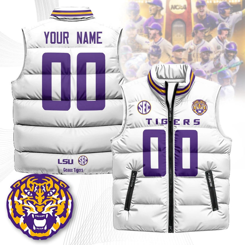 LSU Tigers Unisex Puffer Vest by LSU Tigers