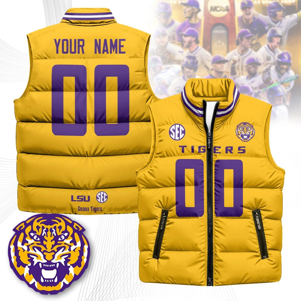 LSU Tigers Unisex Puffer Vest by LSU Tigers