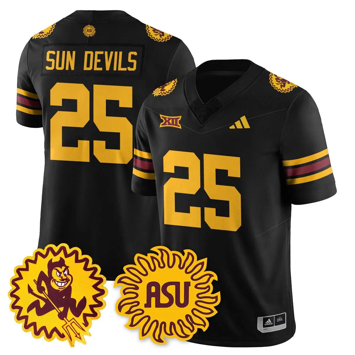ASSD 1975 Throwback Uniform by Arizona State Sun Devils