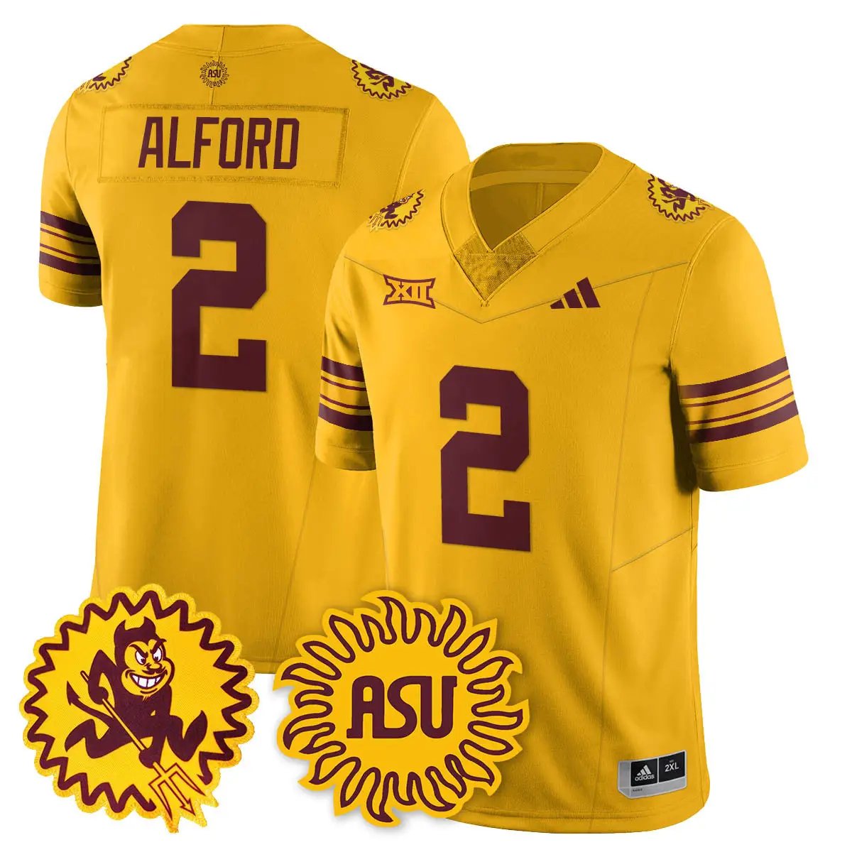 ASSD 1975 Throwback Uniform by Arizona State Sun Devils