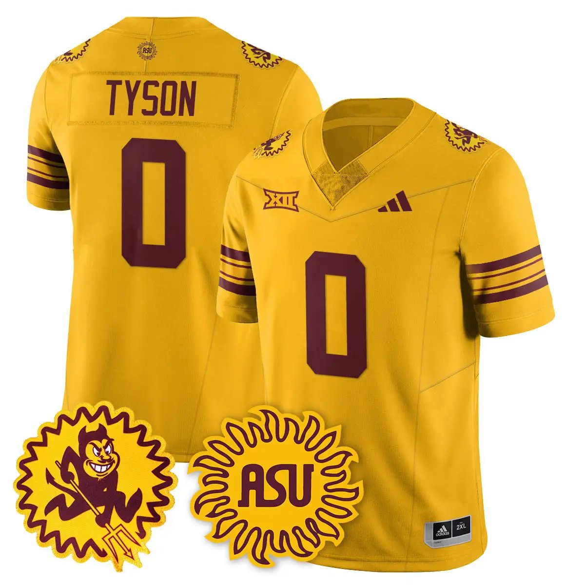 ASSD 1975 Throwback Uniform by Arizona State Sun Devils