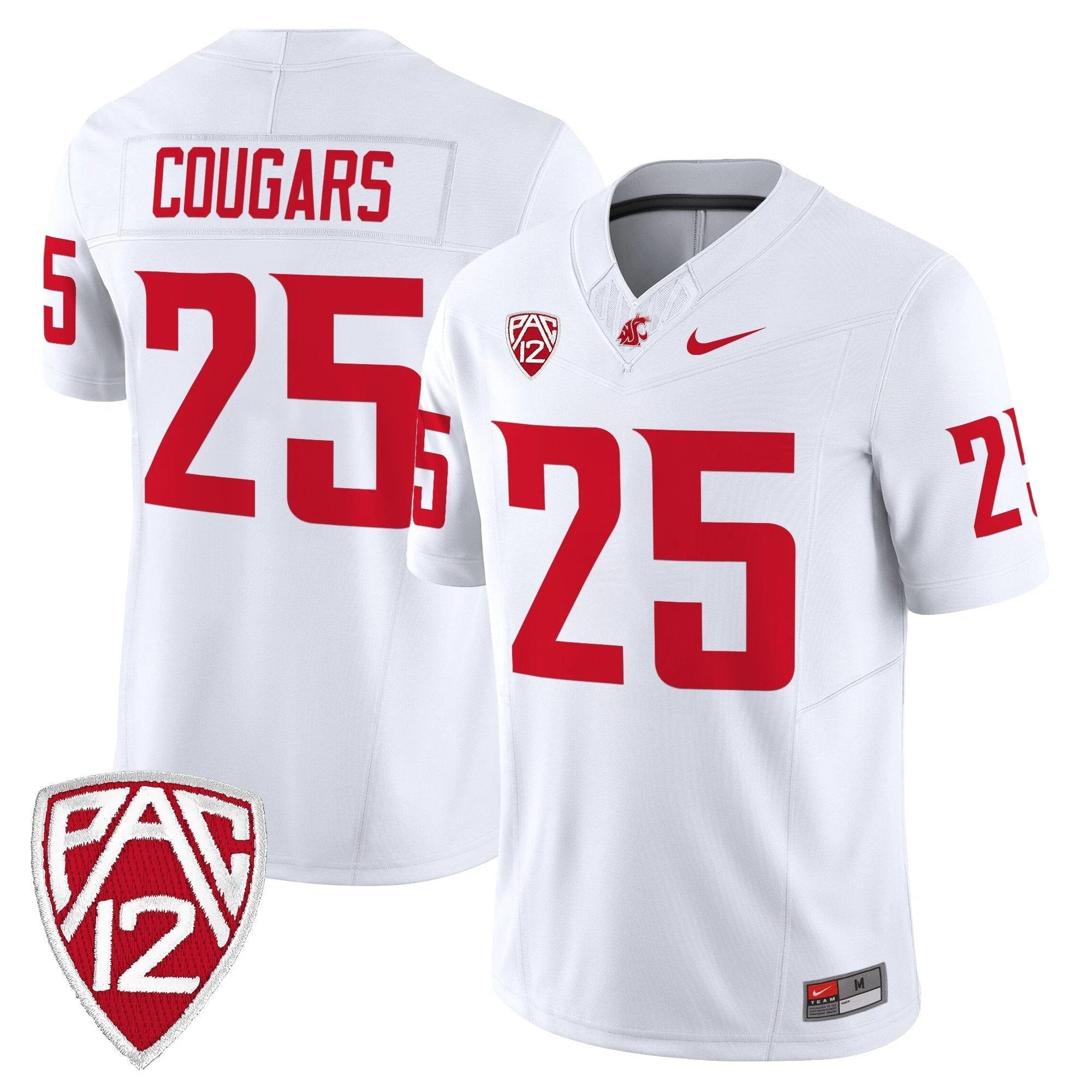 Washington State Cougars 2025 Vapor Limited Jersey - All Stitched by Washington State Cougars