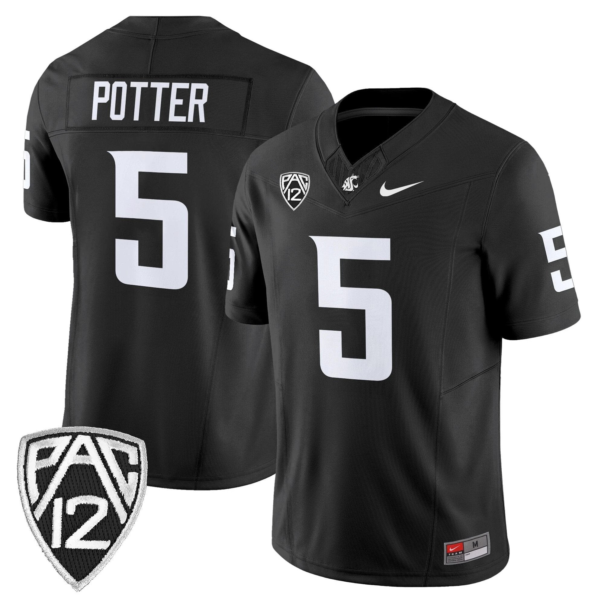 Washington State Cougars 2025 Vapor Limited Jersey - All Stitched by Washington State Cougars