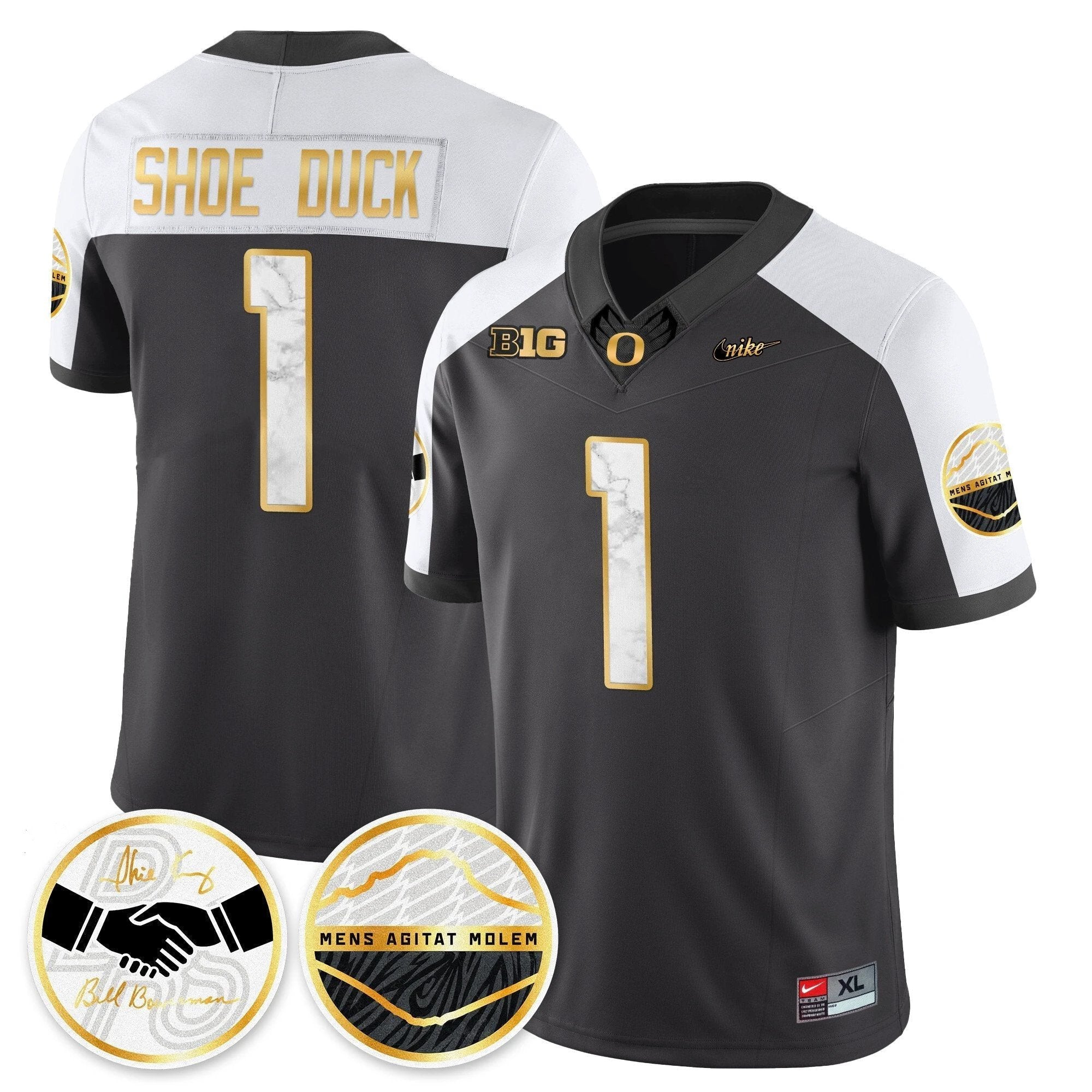 Oregon Ducks 2025 "Shoe Duck" Jersey V1 - All Stitched by Oregon Ducks