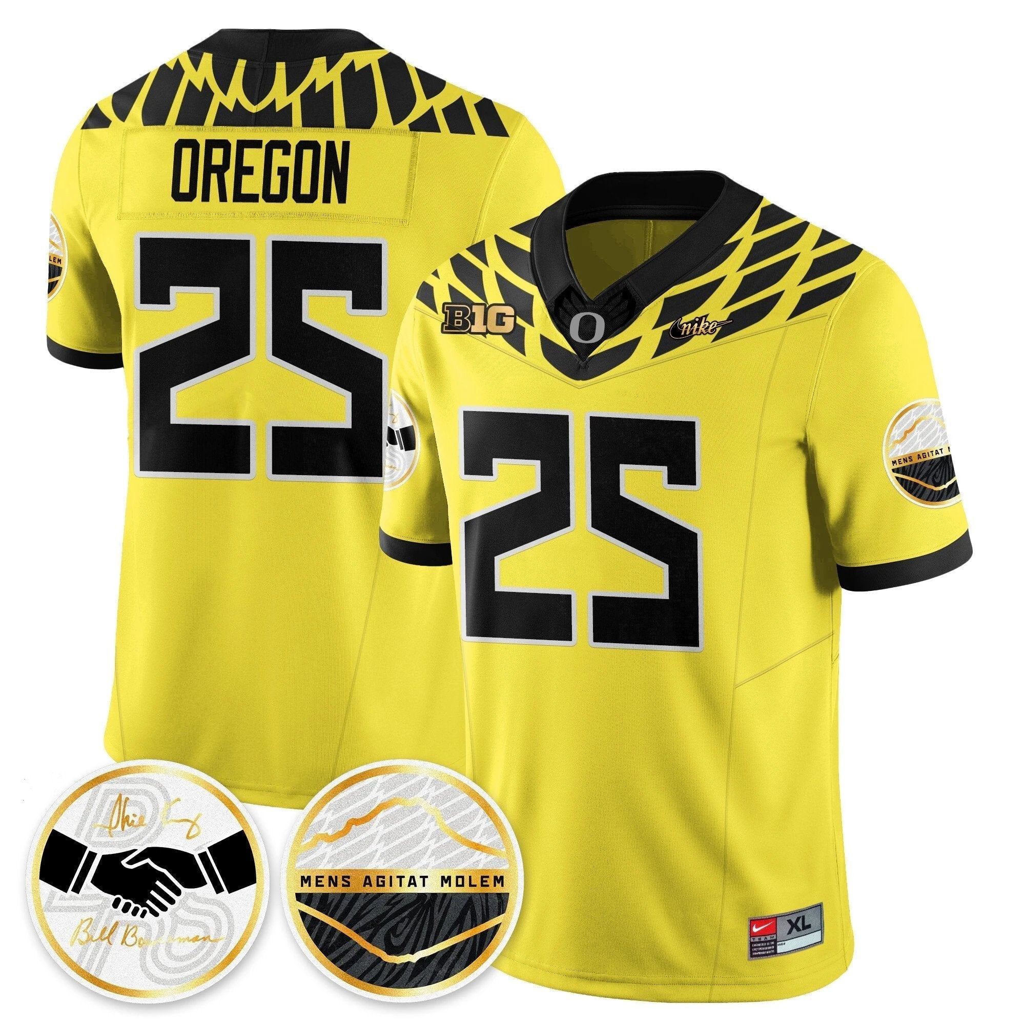 Oregon Ducks 2025 "Shoe Duck" Jersey V1 - All Stitched by Oregon Ducks