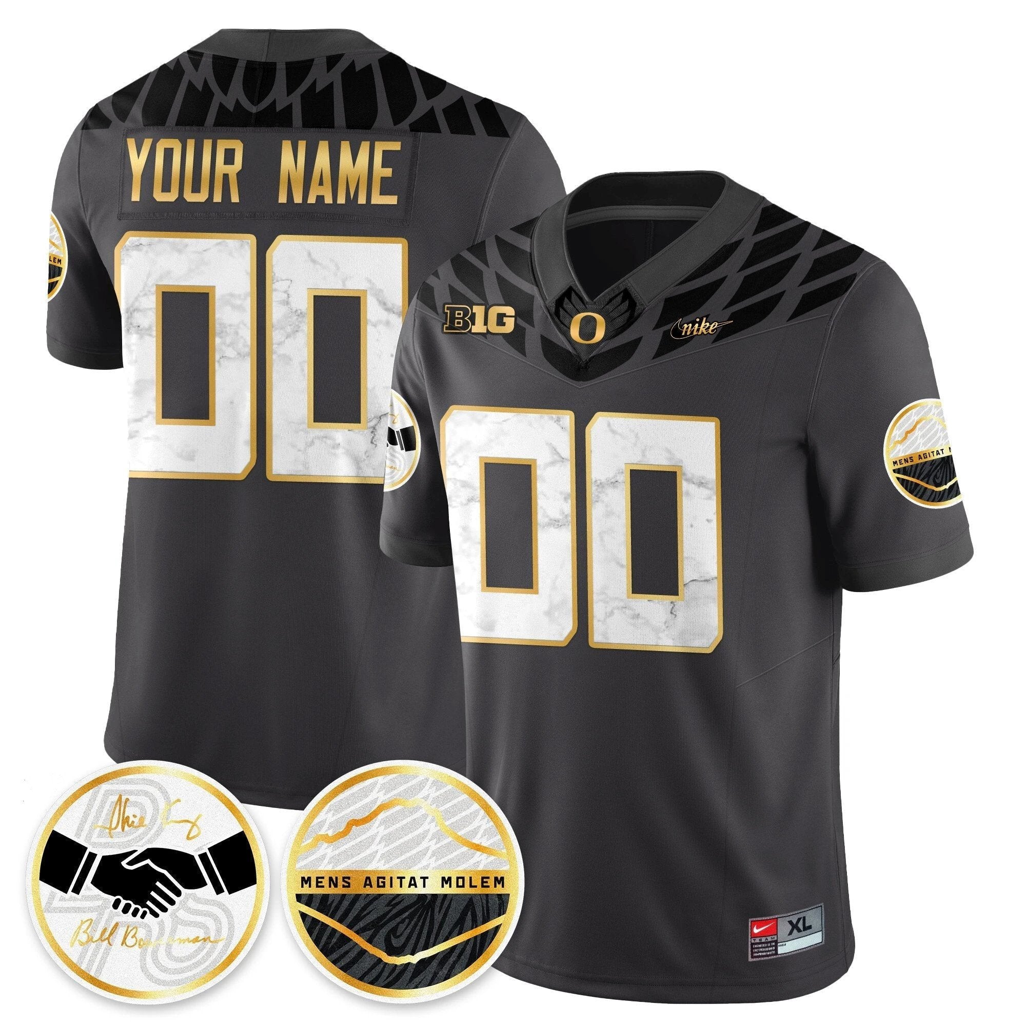Custom Oregon Ducks 2025 "Shoe Duck" Jersey V1 - All Stitched by Oregon Ducks