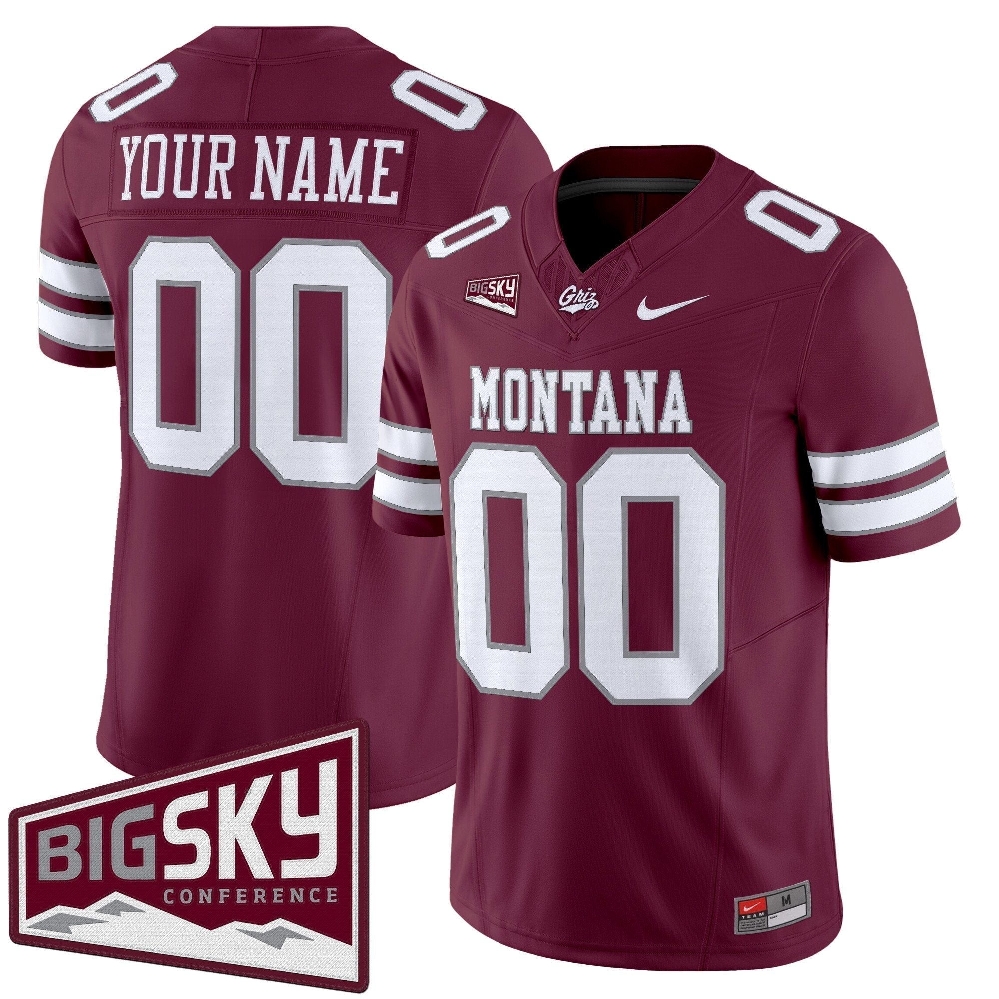 MG 2025 Vapor Limited Custom Jersey by Montana Grizzlies