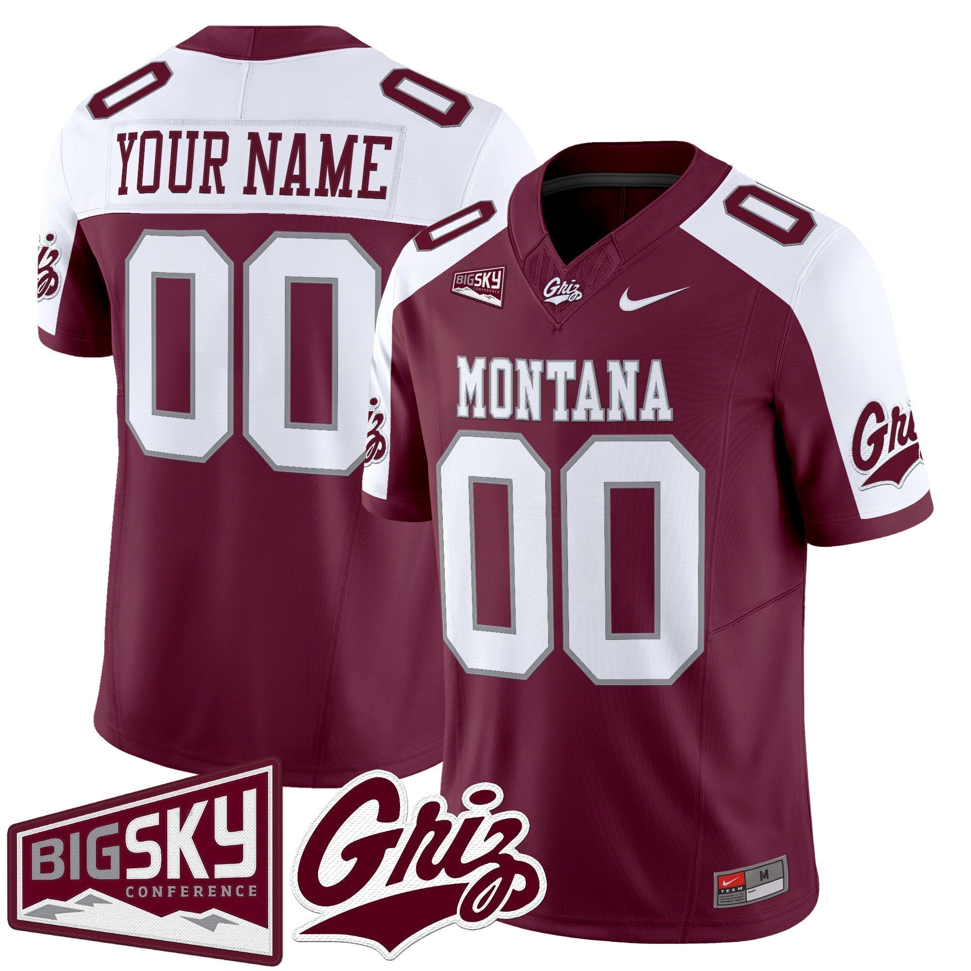 MG 2025 Vapor Limited Custom Jersey by Montana Grizzlies