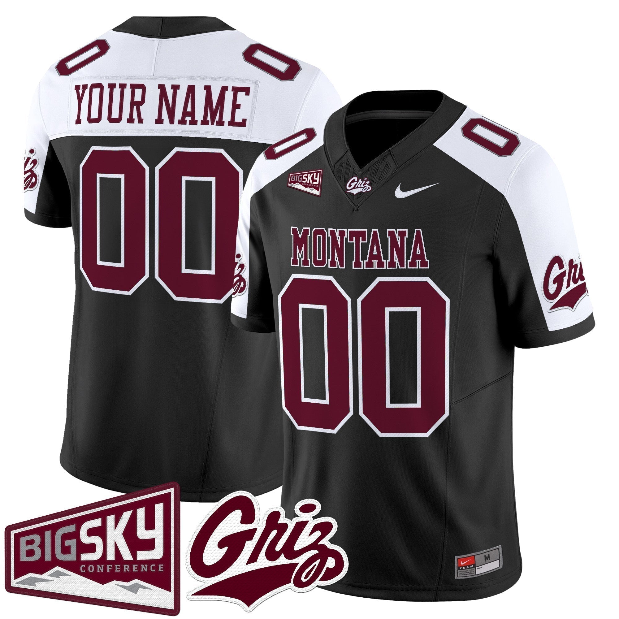 MG 2025 Vapor Limited Custom Jersey by Montana Grizzlies