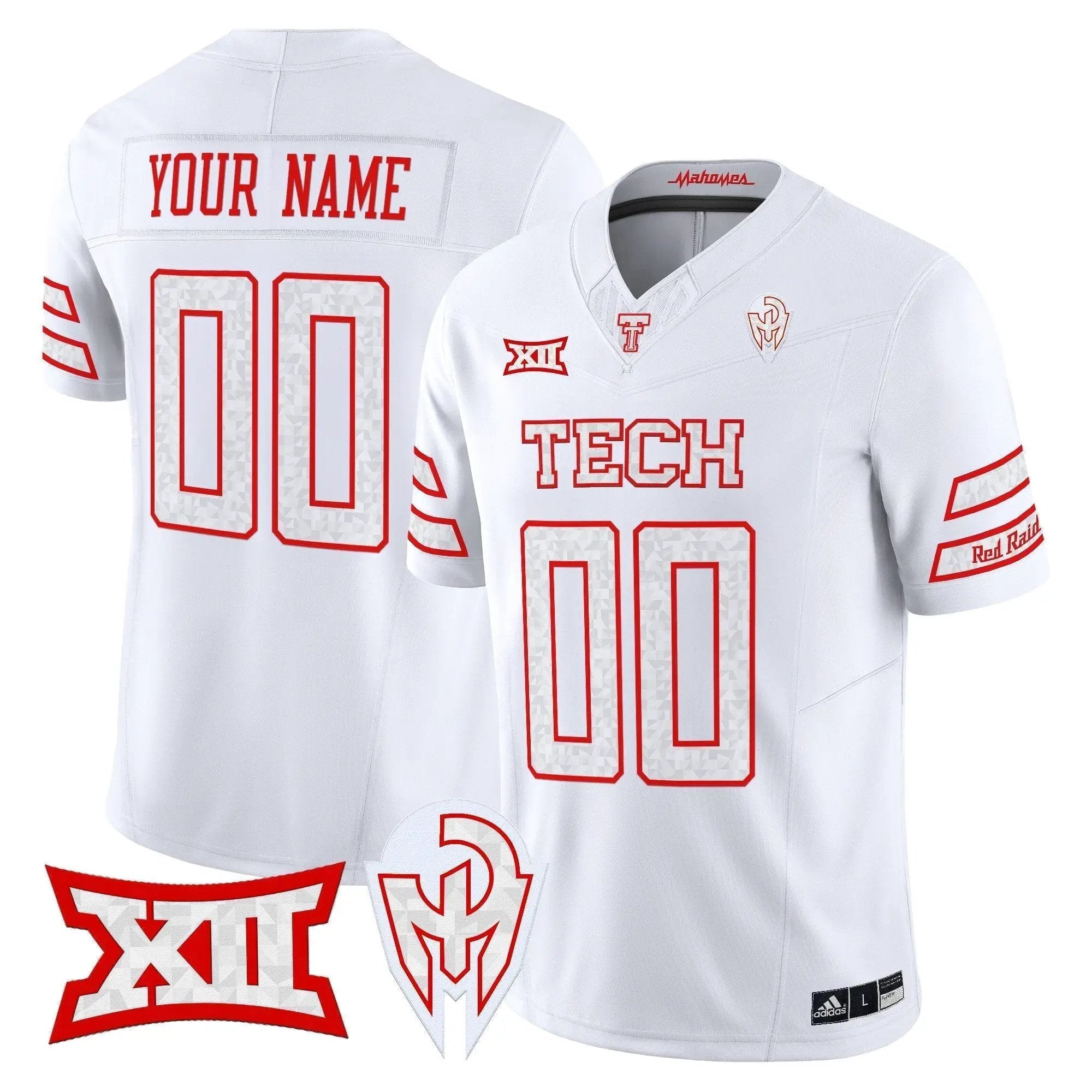 TTU 'Too Cold' Vapor Limited Custom Jersey - Mahomes Collection by Texas Tech Red Raiders