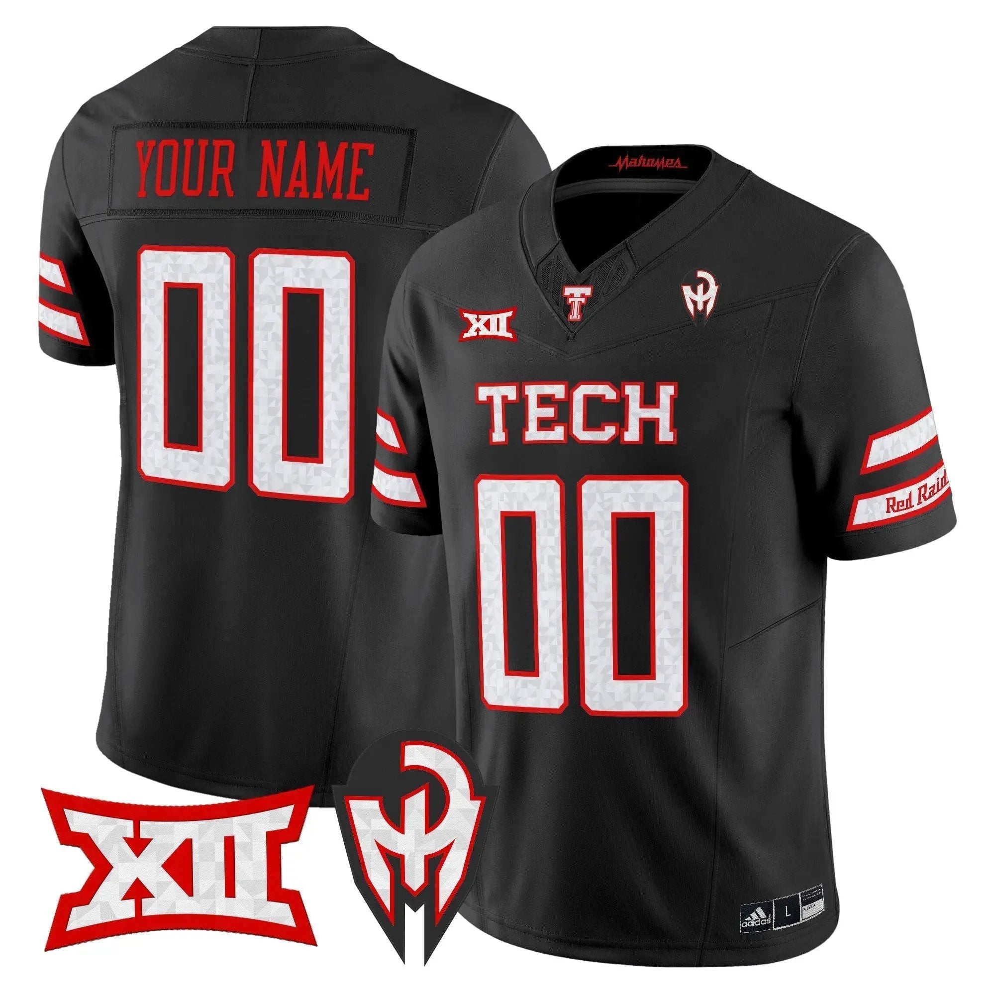 TTU 'Too Cold' Vapor Limited Custom Jersey - Mahomes Collection by Texas Tech Red Raiders
