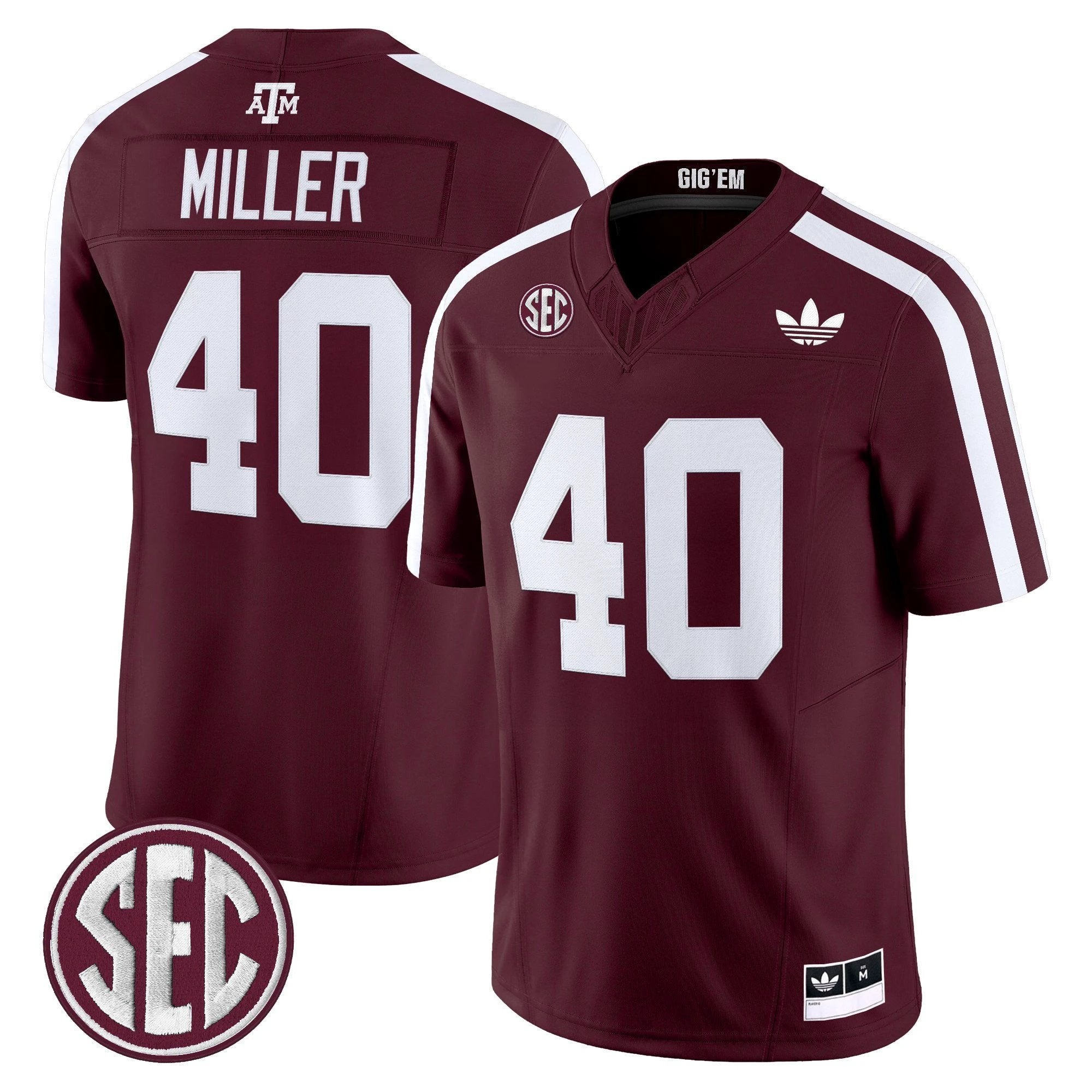 Texas A&M Aggies 2025 Vapor Limited Jersey V2 - All Stitched by Texas A&M Aggies
