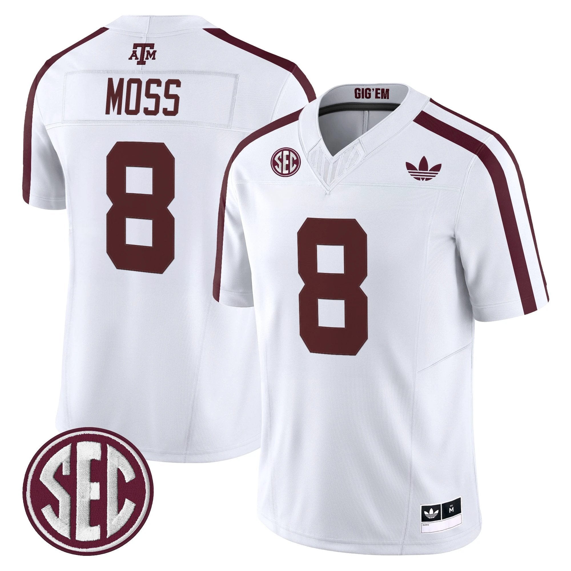 Texas A&M Aggies 2025 Vapor Limited Jersey V2 - All Stitched by Texas A&M Aggies