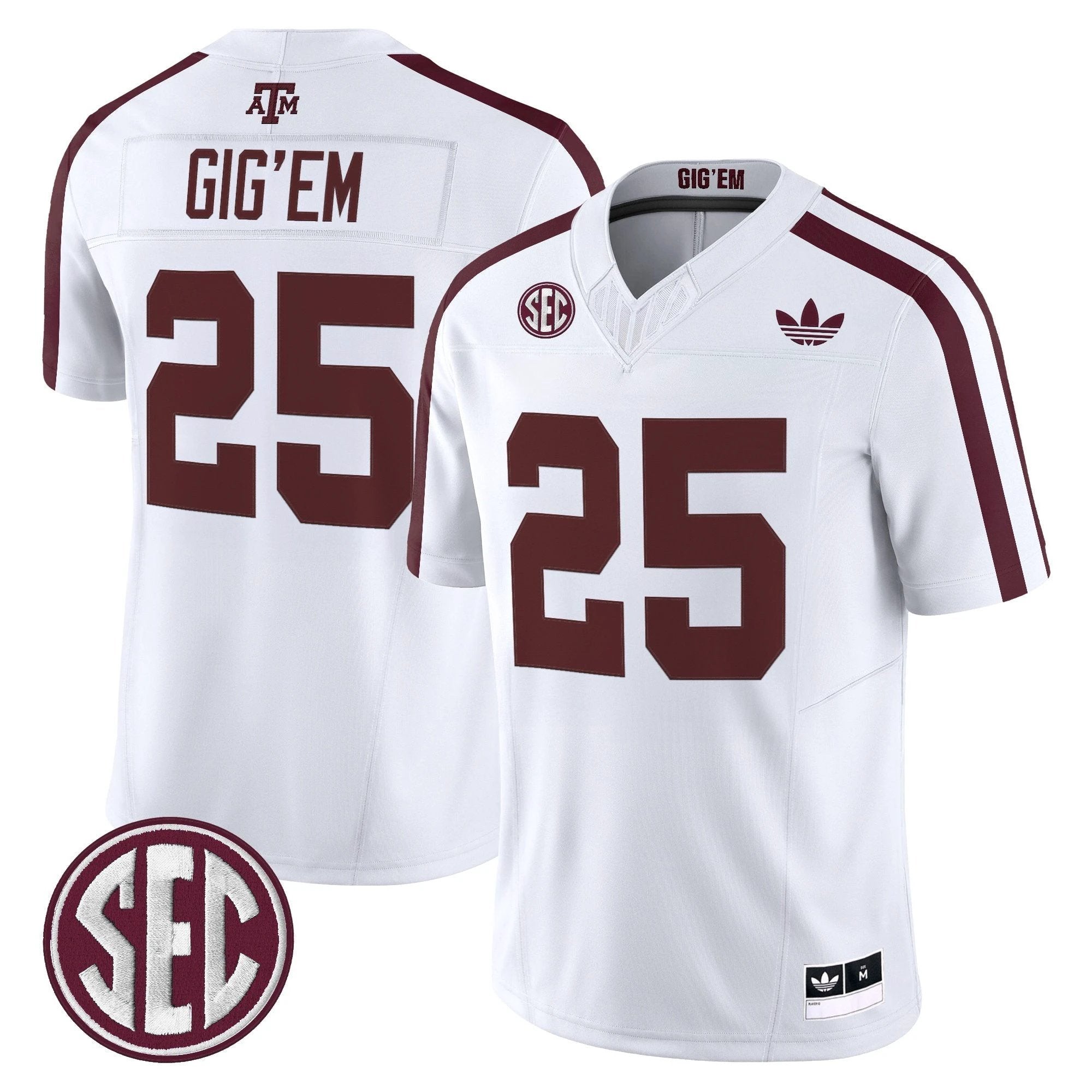 Texas A&M Aggies 2025 Vapor Limited Jersey V2 - All Stitched by Texas A&M Aggies
