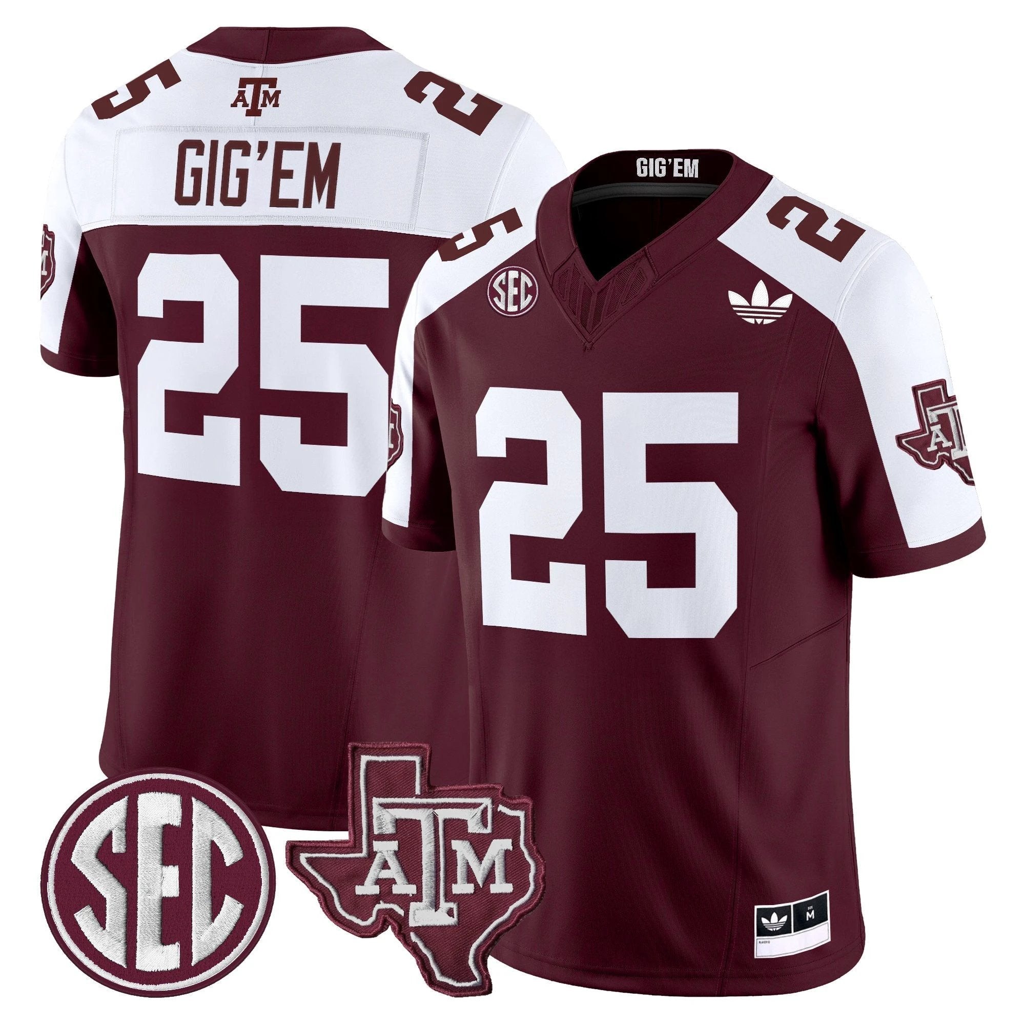 Texas A&M Aggies 2025 Vapor Limited Jersey V2 - All Stitched by Texas A&M Aggies