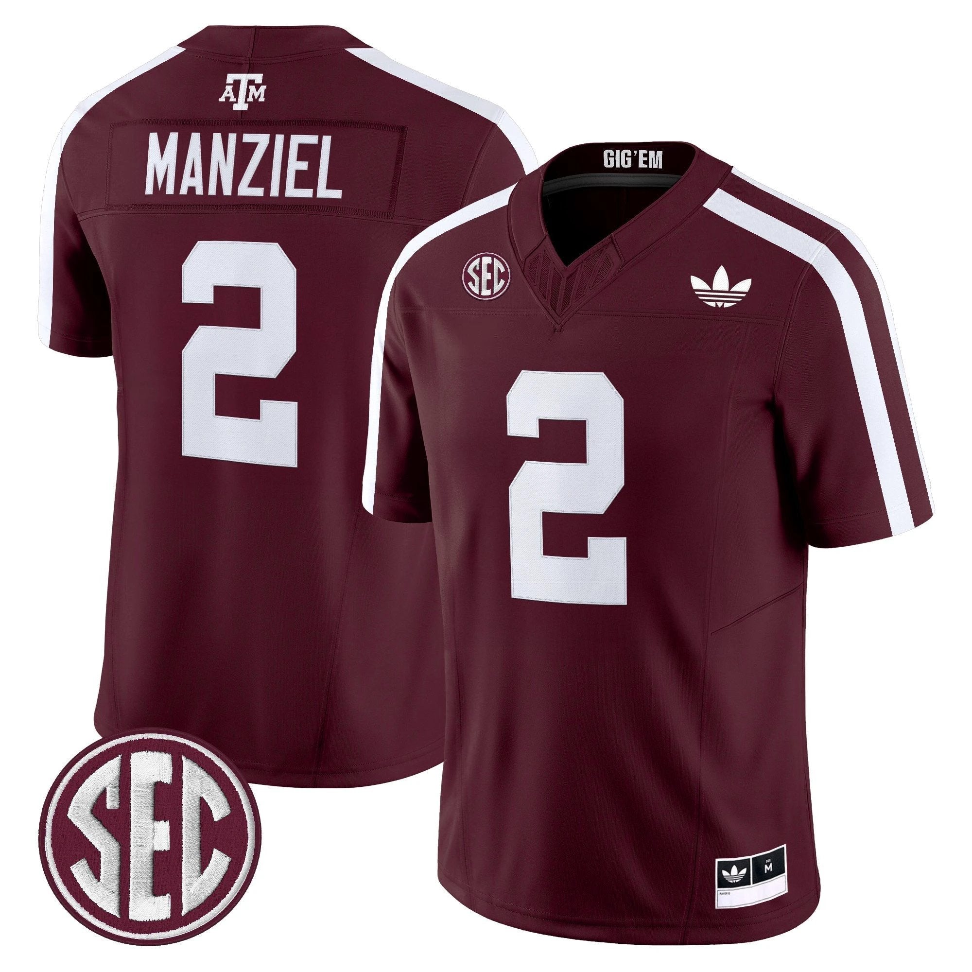 Texas A&M Aggies 2025 Vapor Limited Jersey V2 - All Stitched by Texas A&M Aggies