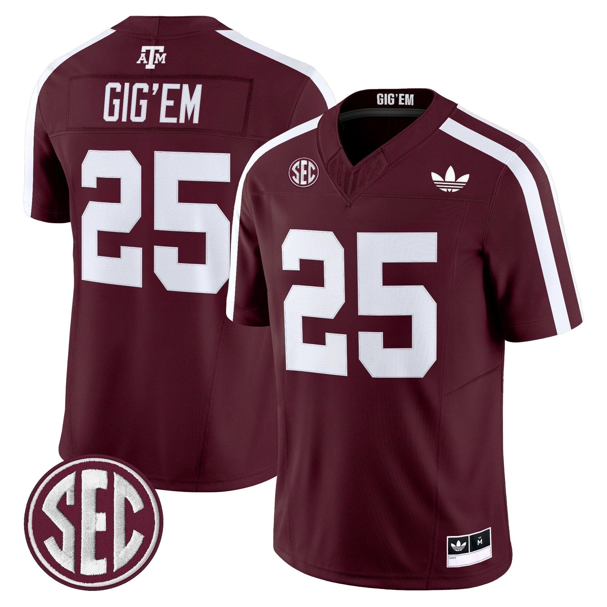 Texas A&M Aggies 2025 Vapor Limited Jersey V2 - All Stitched by Texas A&M Aggies