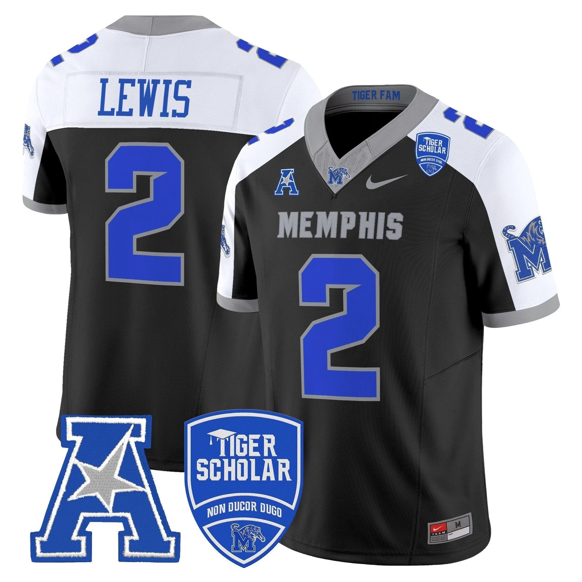 Memphis Tigers 2025 Vapor Limited Jersey - All Stitched by Memphis Tigers
