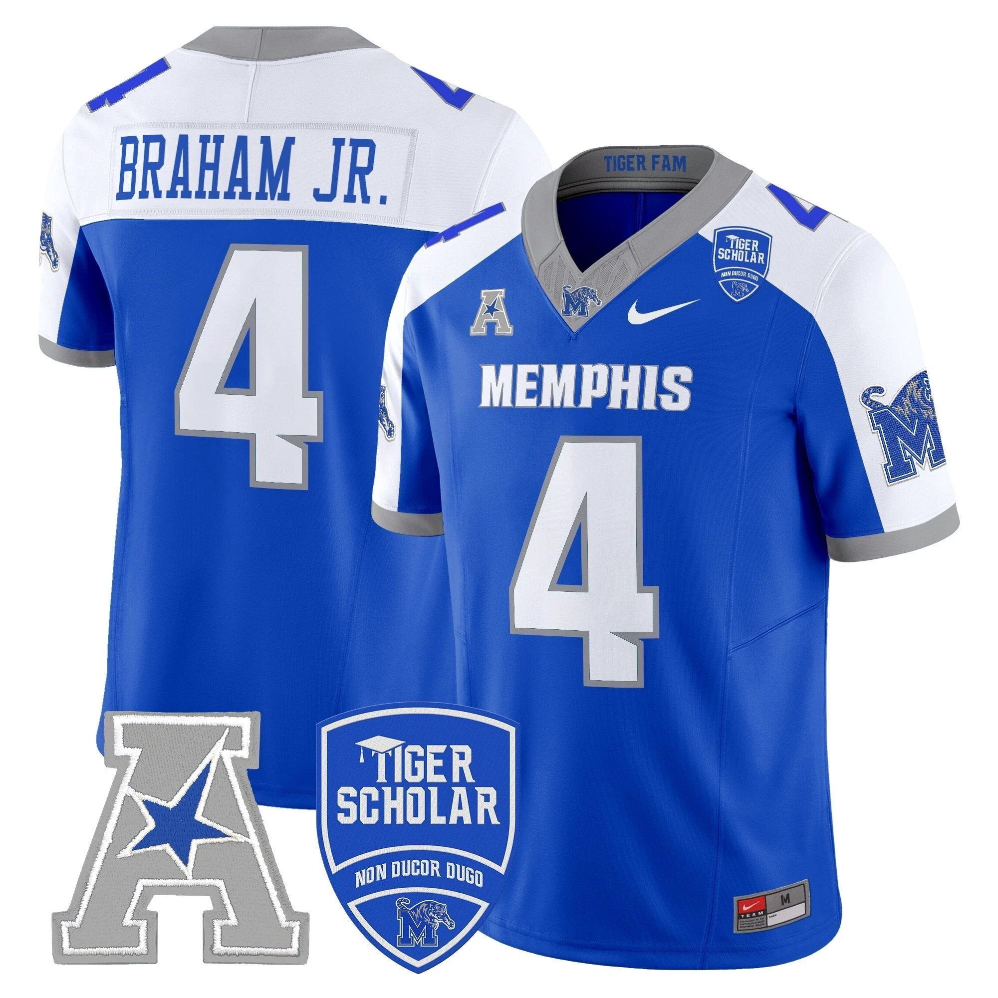 Memphis Tigers 2025 Vapor Limited Jersey - All Stitched by Memphis Tigers