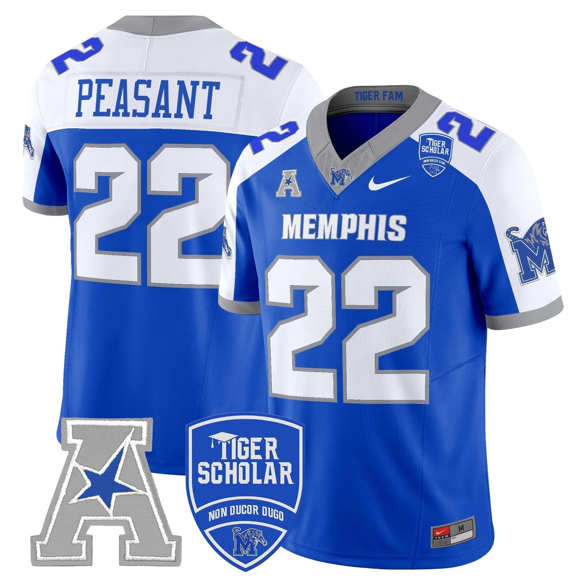 Memphis Tigers 2025 Vapor Limited Jersey - All Stitched by Memphis Tigers