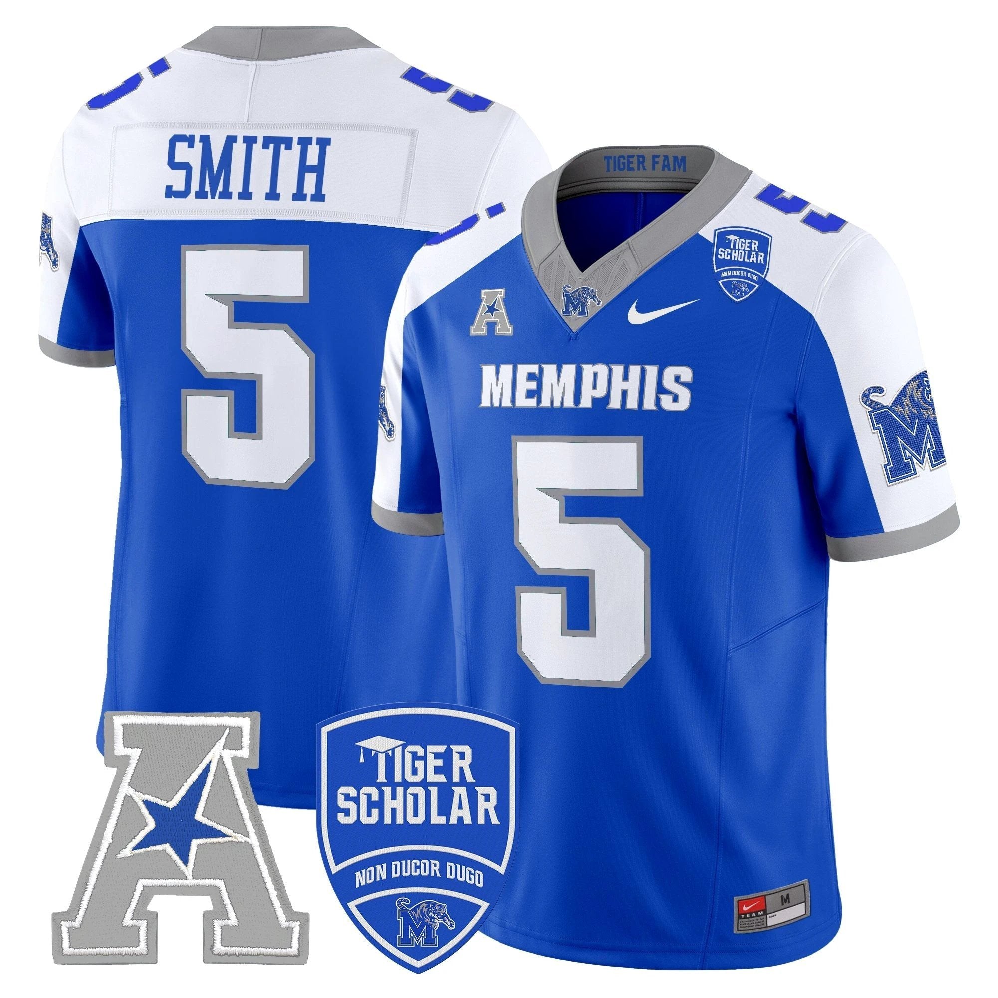 Memphis Tigers 2025 Vapor Limited Jersey - All Stitched by Memphis Tigers