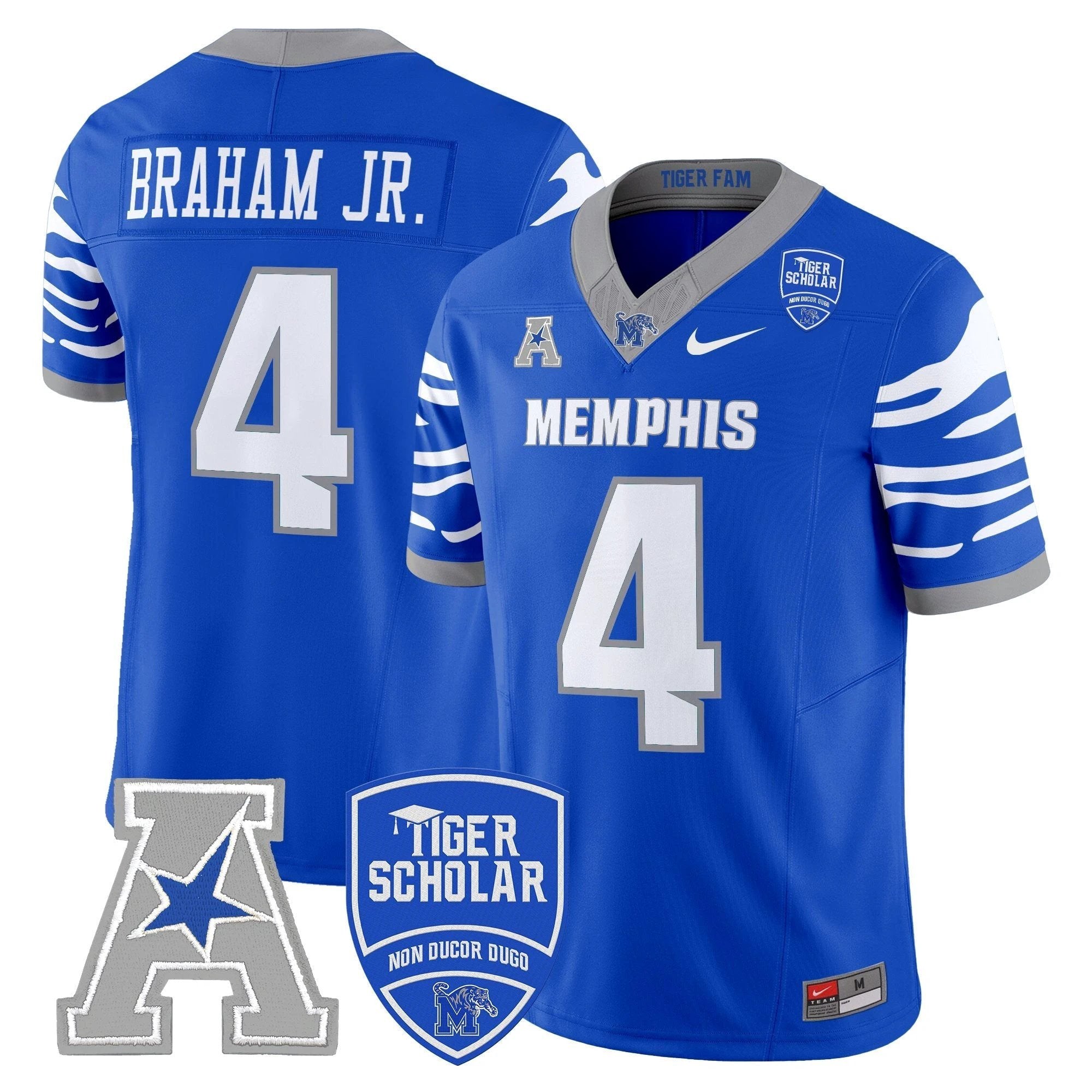 Memphis Tigers 2025 Vapor Limited Jersey - All Stitched by Memphis Tigers