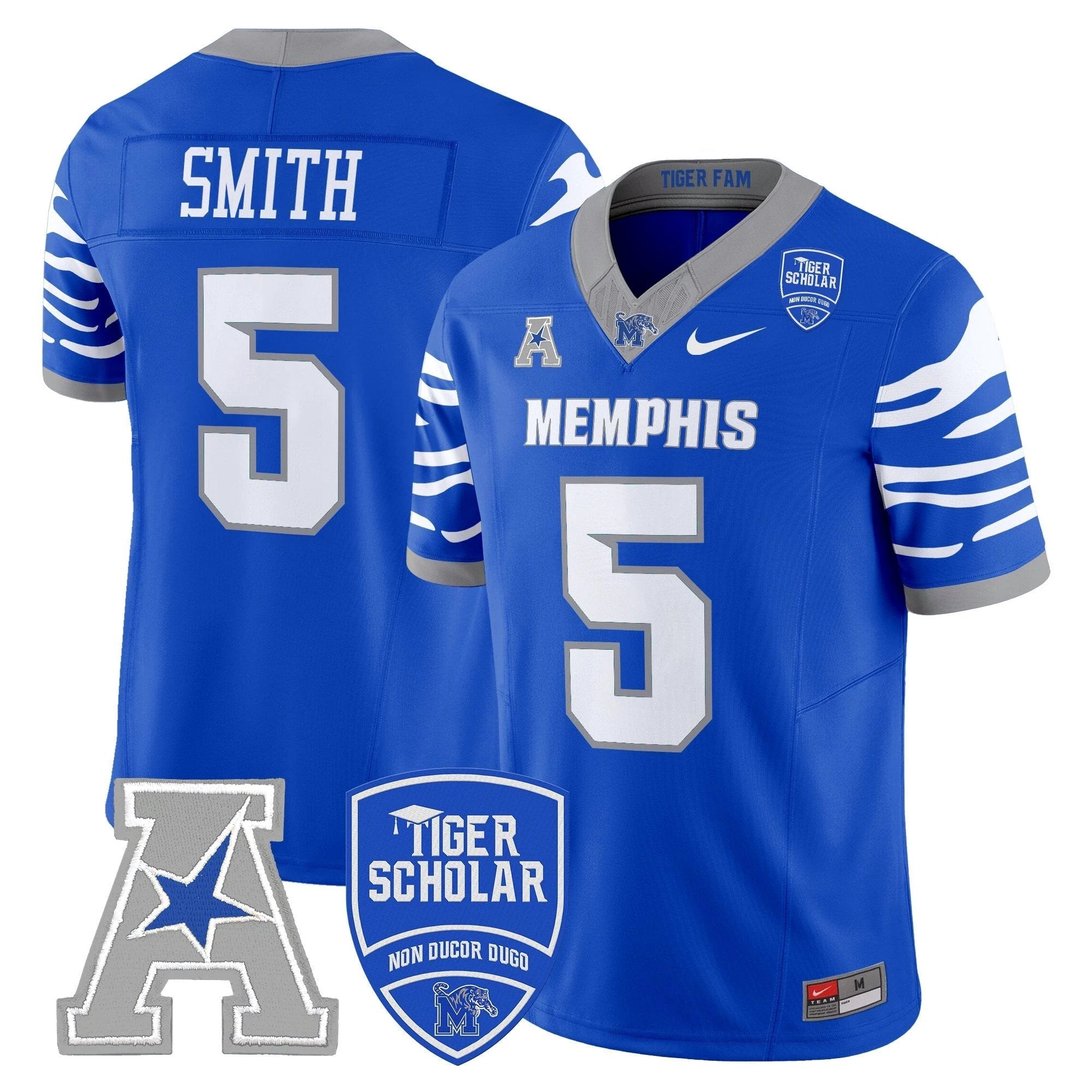 Memphis Tigers 2025 Vapor Limited Jersey - All Stitched by Memphis Tigers