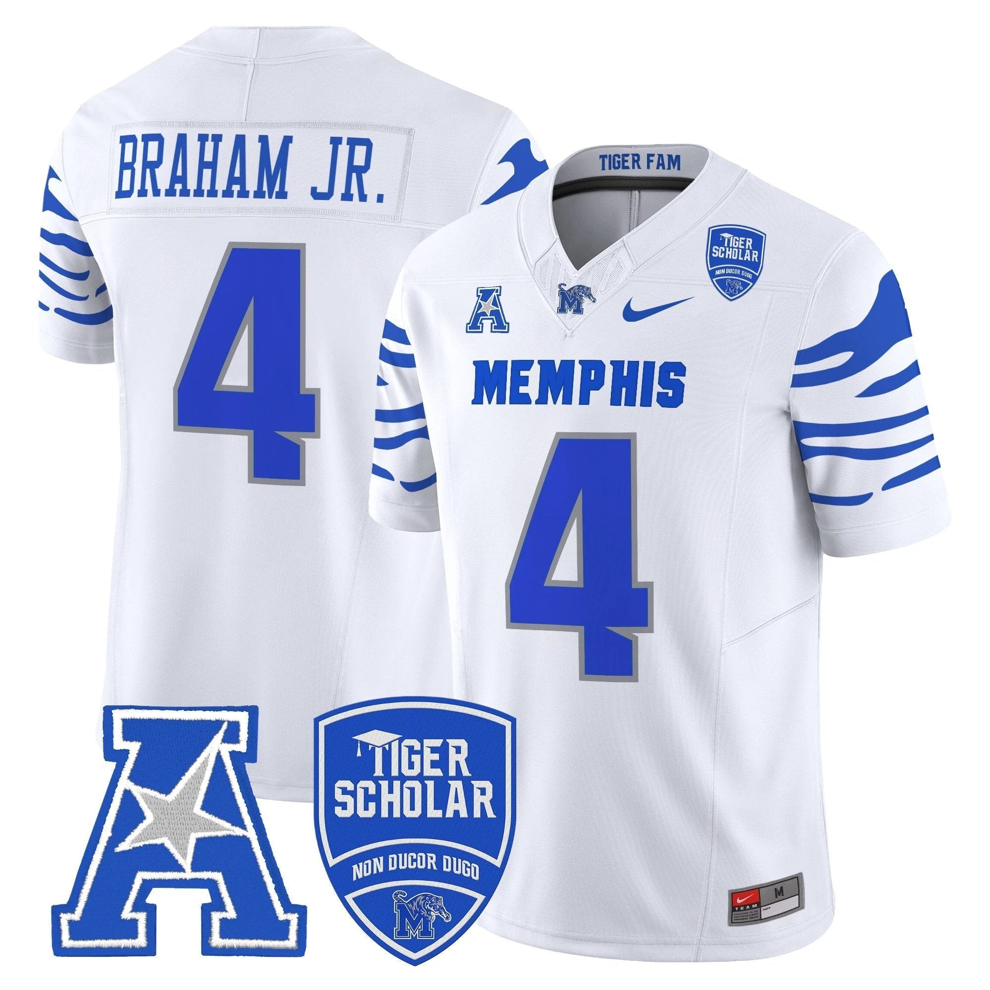 Memphis Tigers 2025 Vapor Limited Jersey - All Stitched by Memphis Tigers