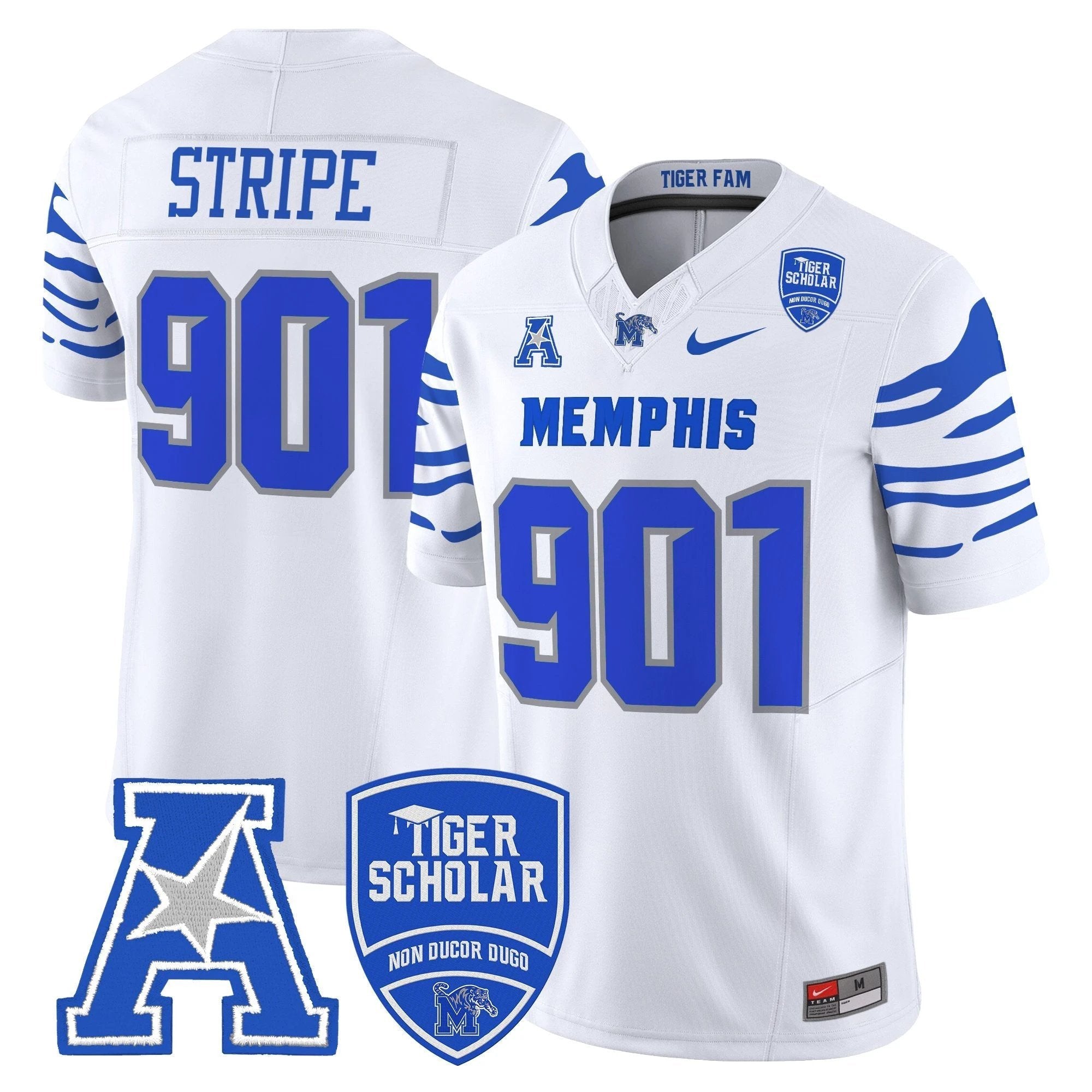 Memphis Tigers 2025 Vapor Limited Jersey - All Stitched by Memphis Tigers