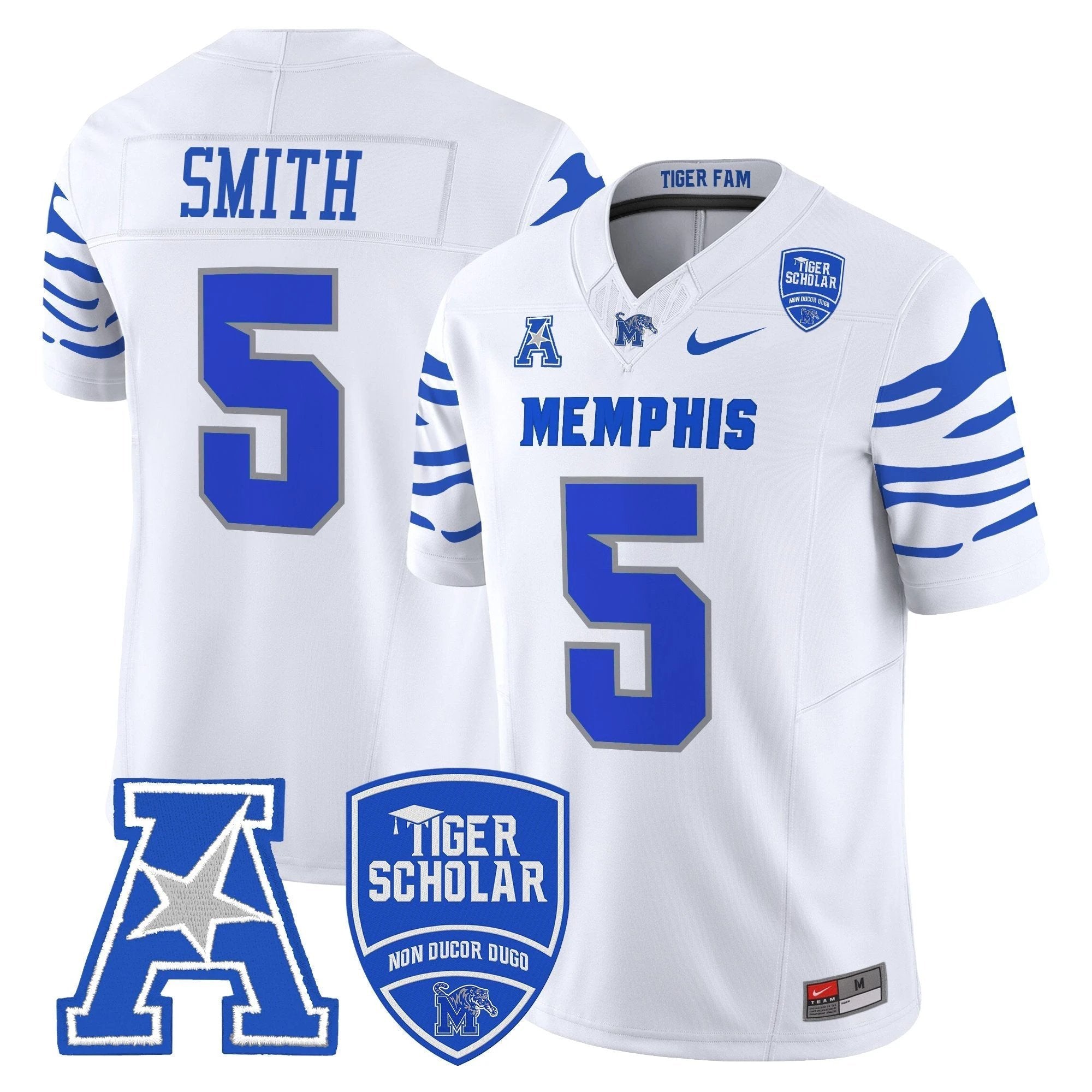 Memphis Tigers 2025 Vapor Limited Jersey - All Stitched by Memphis Tigers