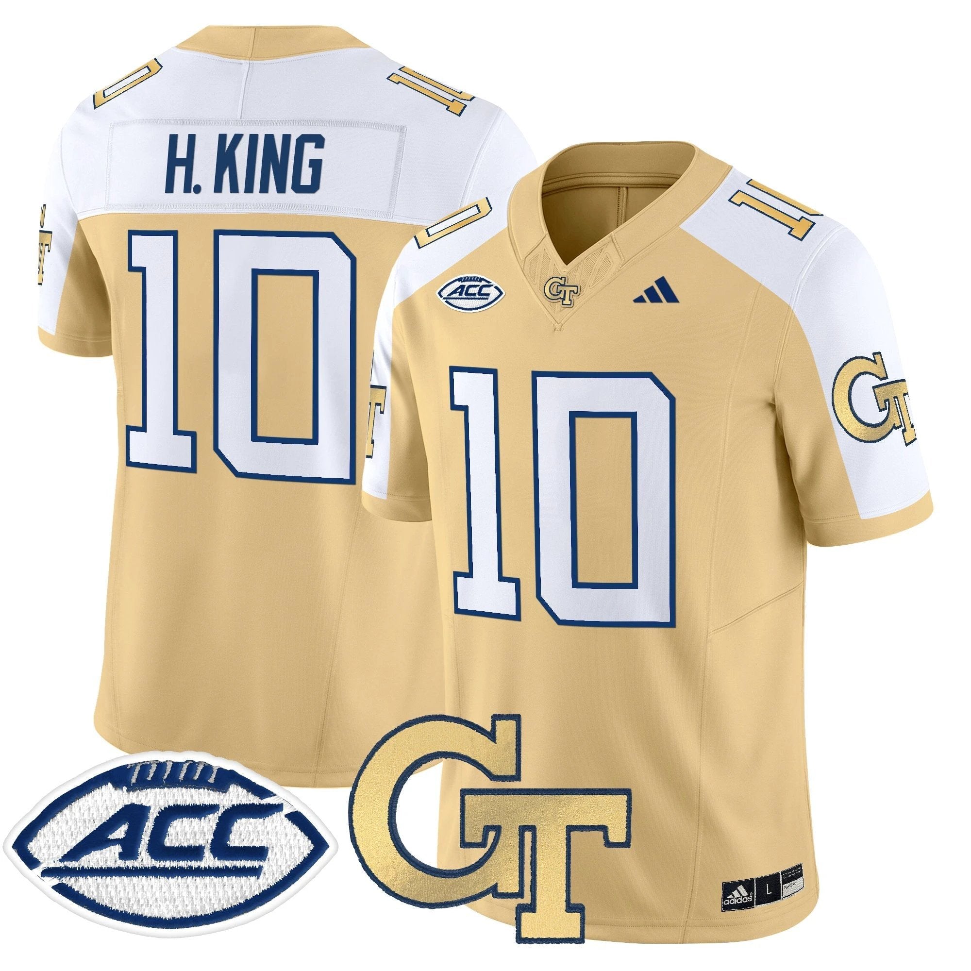 Georgia Tech Yellow Jackets 2025 Vapor Limited Jersey - All stitched by Georgia Tech Yellow Jackets